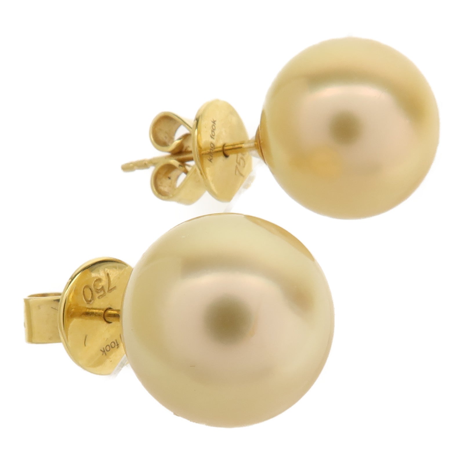 JEWELRY 18K黃金Pearl Earrings珍珠耳環