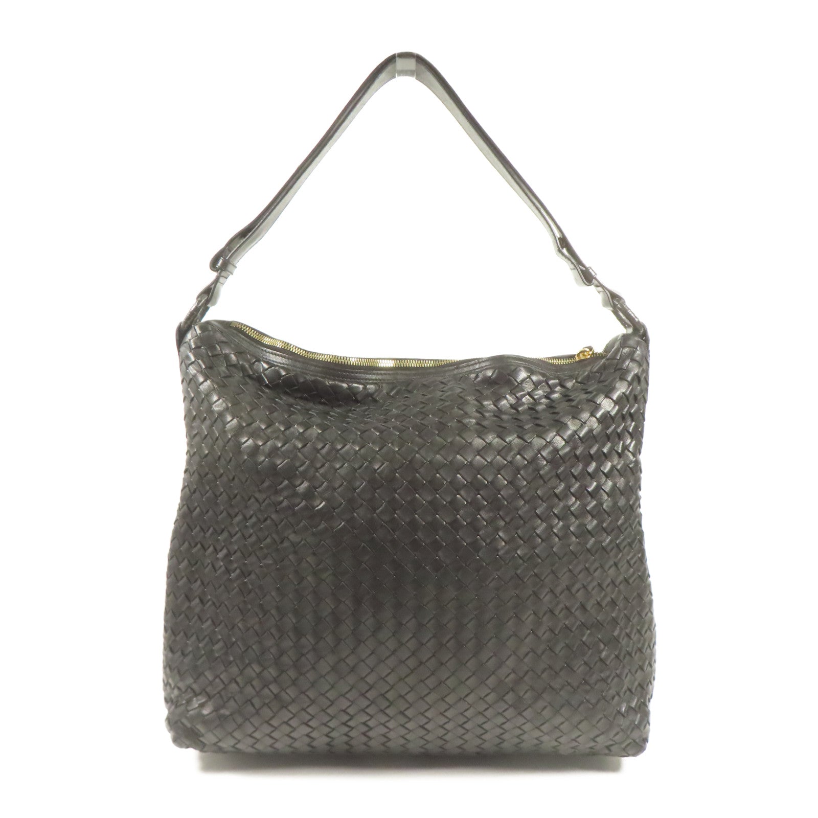 BOTTEGA VENETA 牛皮皮革Shoulder Bag金扣肩背袋
