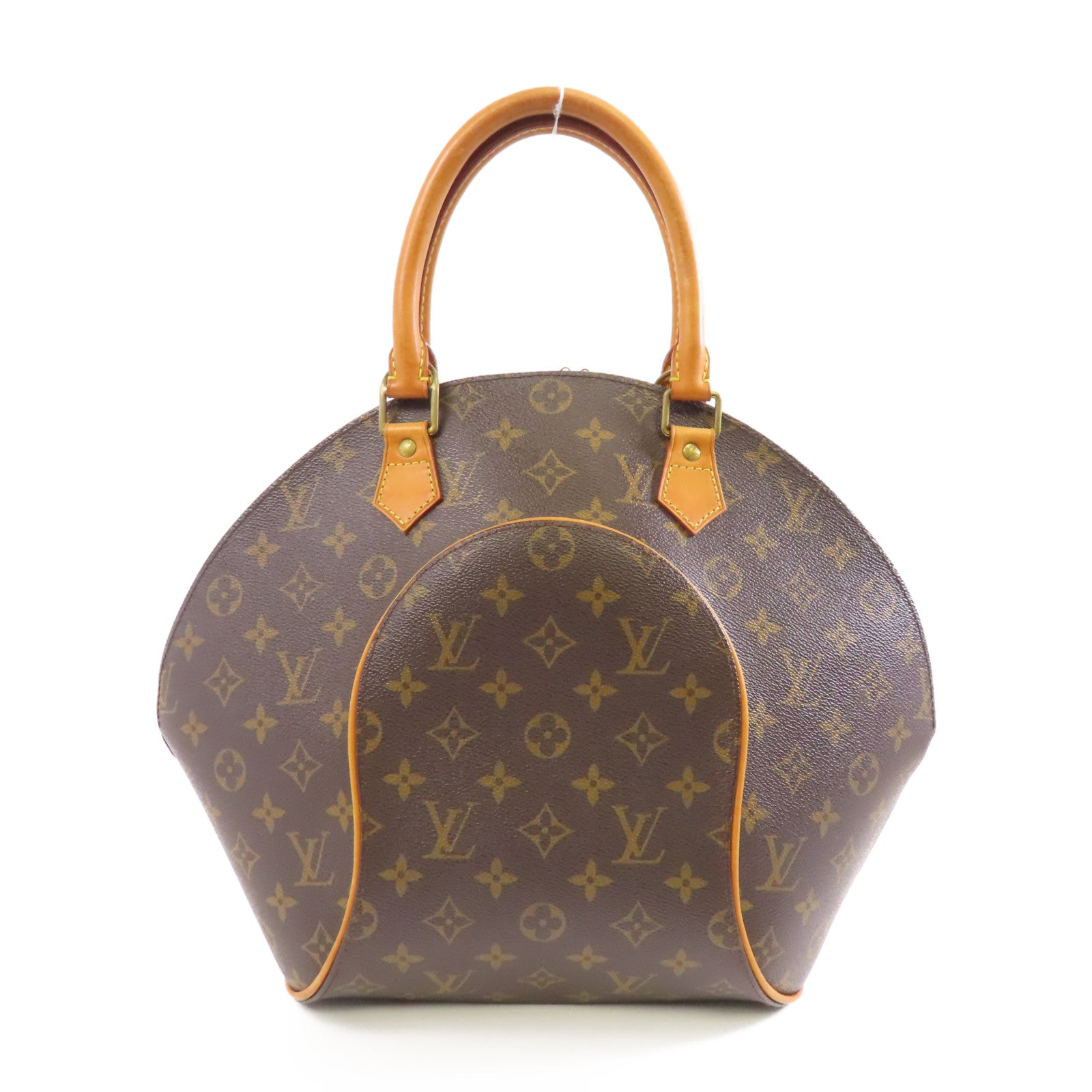 LOUIS VUITTON Monogram Elipse PM金扣手挽袋粉啡色