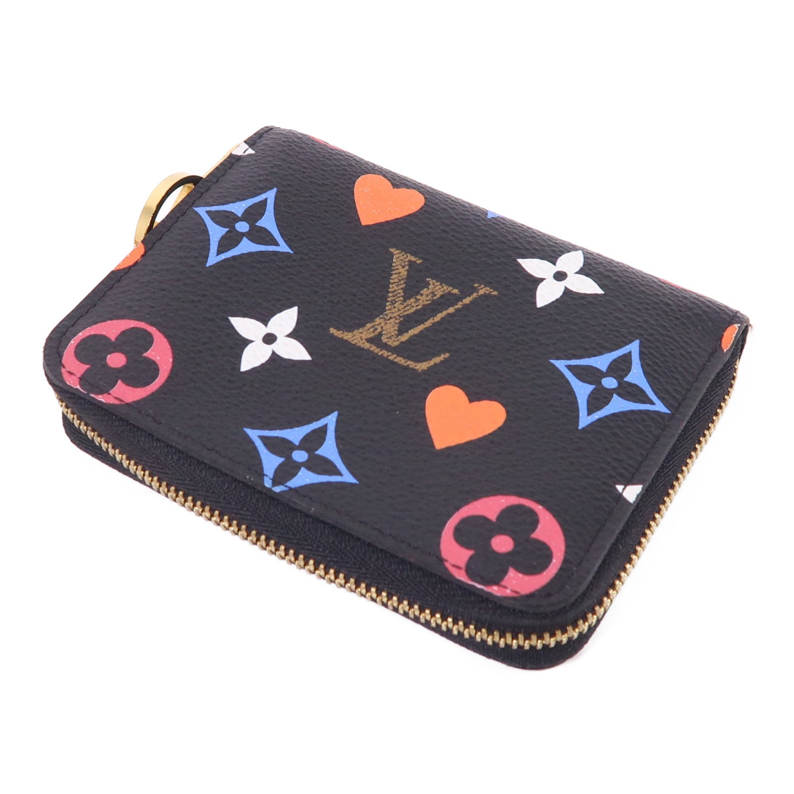 LOUIS VUITTON Monogram Game On Zippy Coin Purse金扣零錢包