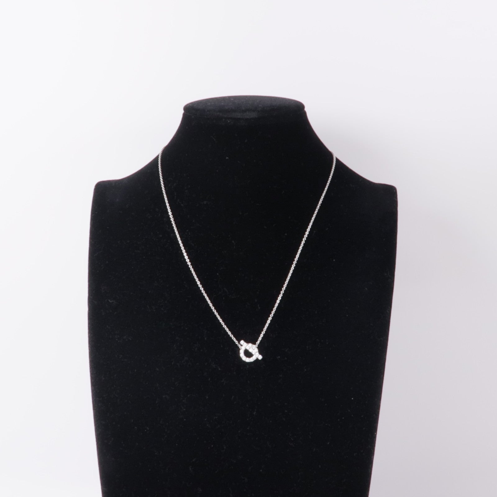 HERMES 【激減優惠】18K白金Finesse Pendant鑽石項鍊