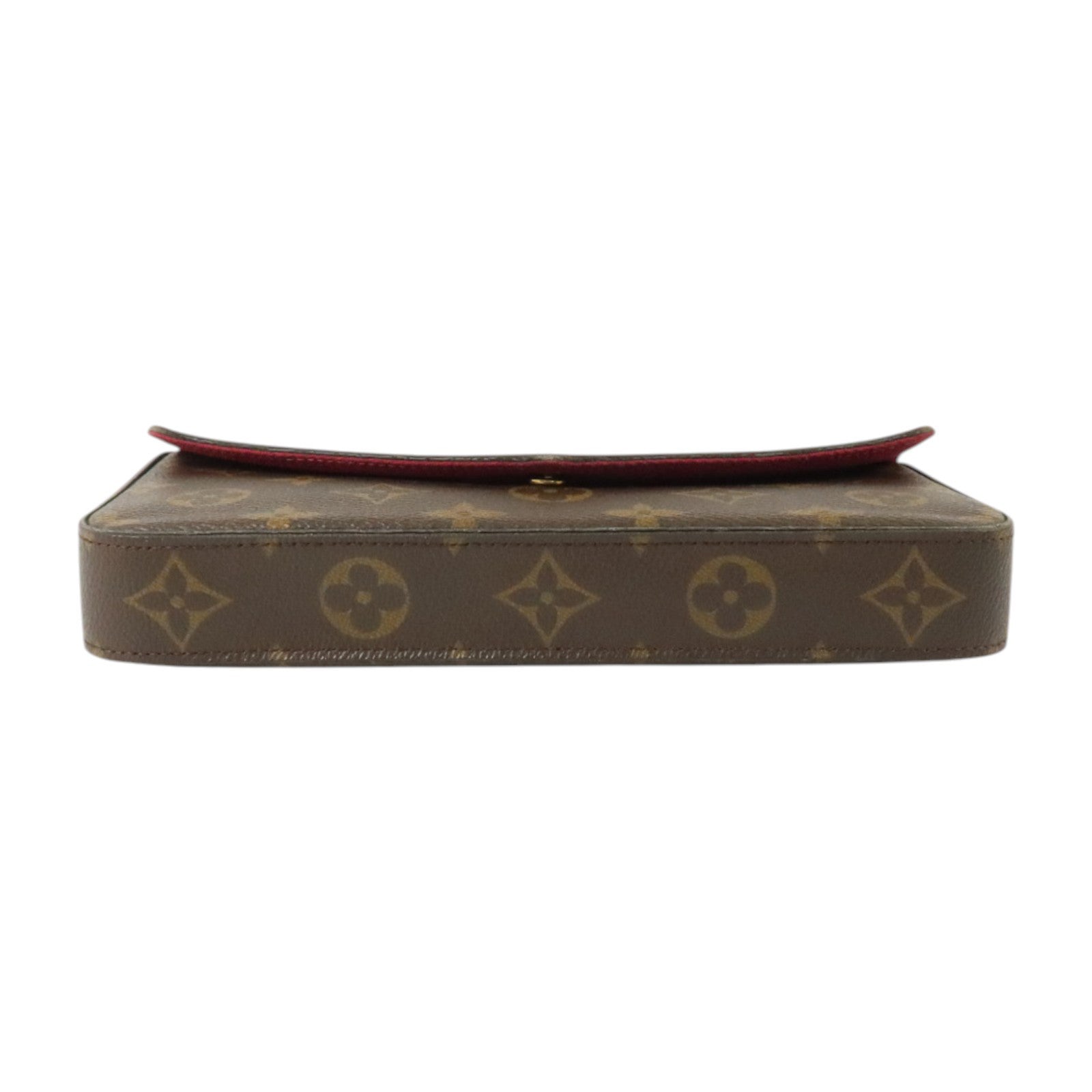 LOUIS VUITTON Monogram Pochette Felicie金扣鏈帶肩背袋