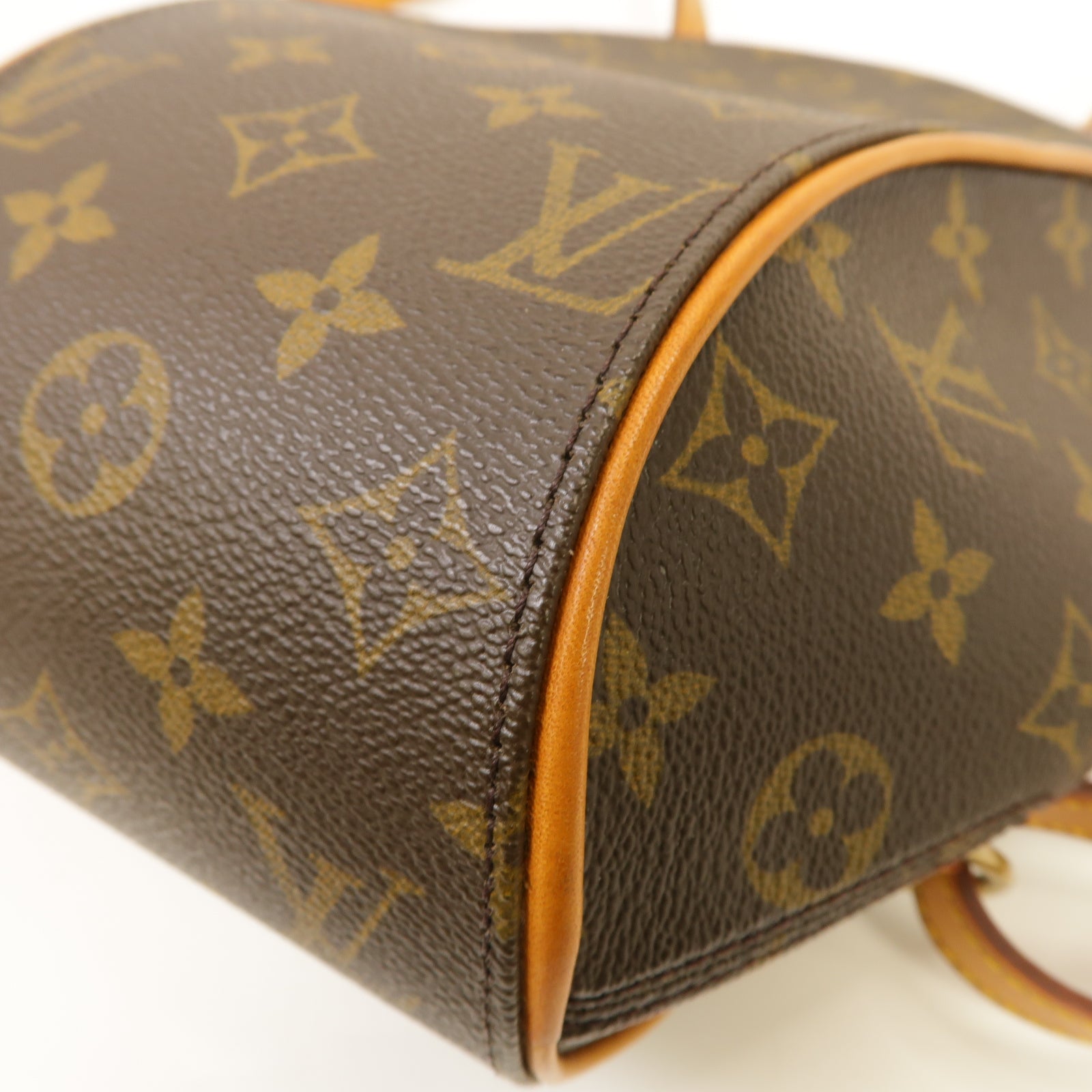 LOUIS VUITTON Monogram Ellipse Sac A Dos Backpack金扣背包棕色