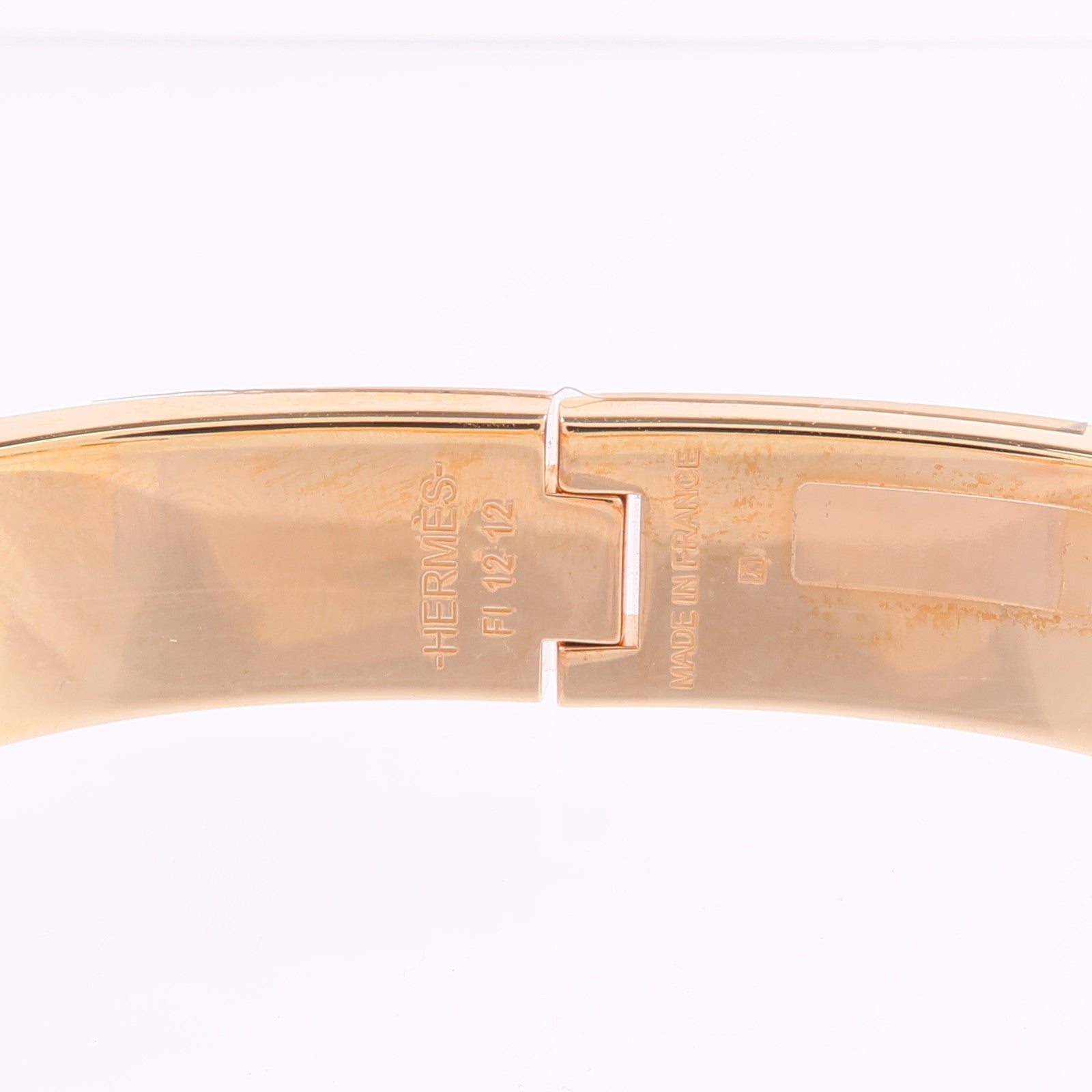 HERMES 金屬/琺瑯Clic H Bracelet手鐲