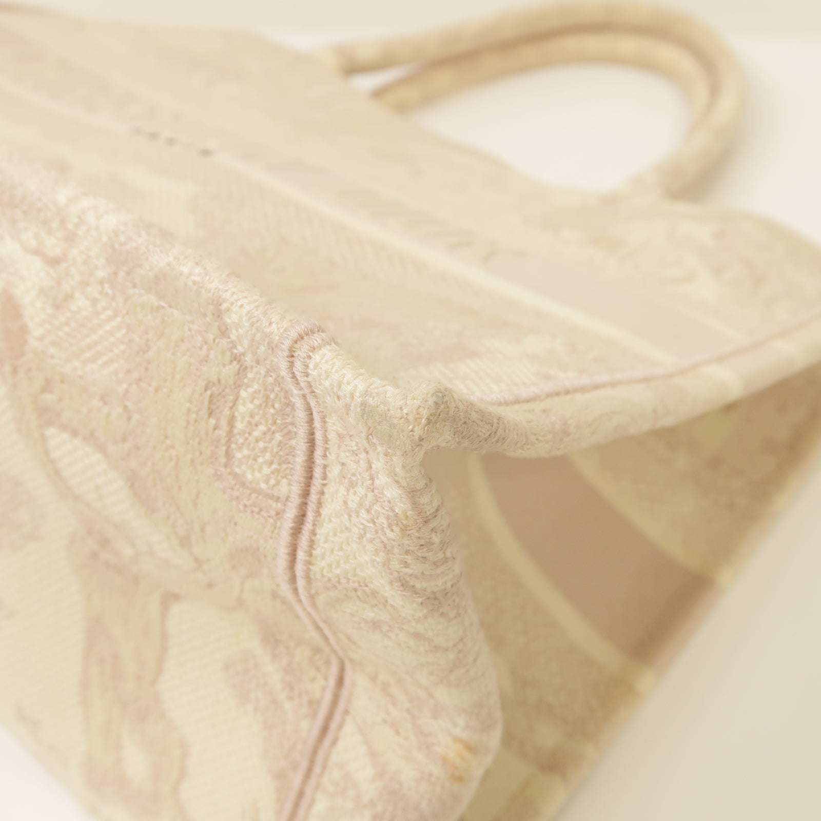 Dior 【激減優惠】帆布Medium Book Tote Bag手挽袋粉紅色