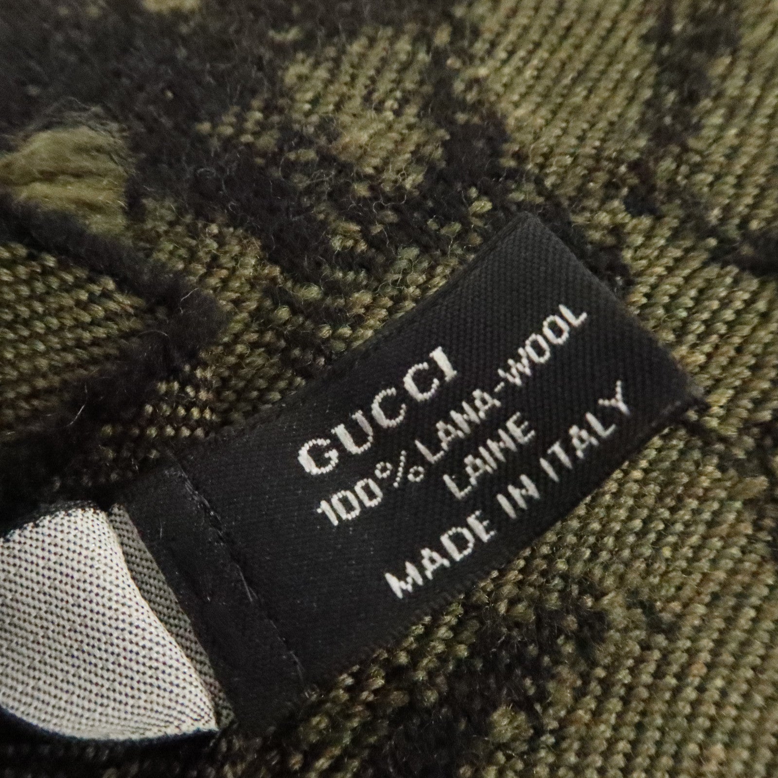 GUCCI 羊毛Scarf 100x65cm圍巾