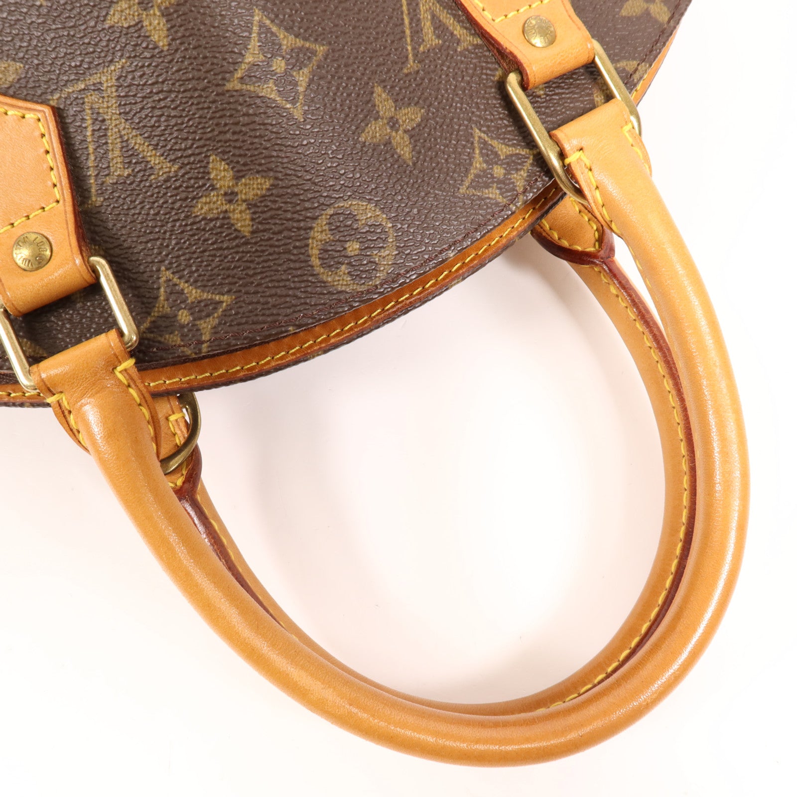LOUIS VUITTON Monogram Ellipse MM金扣手挽袋