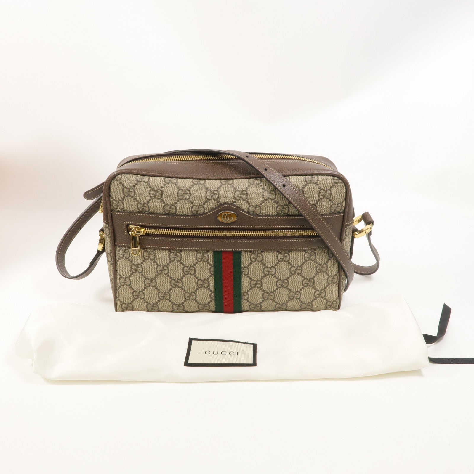 GUCCI 帆布Ophidia GG肩背袋