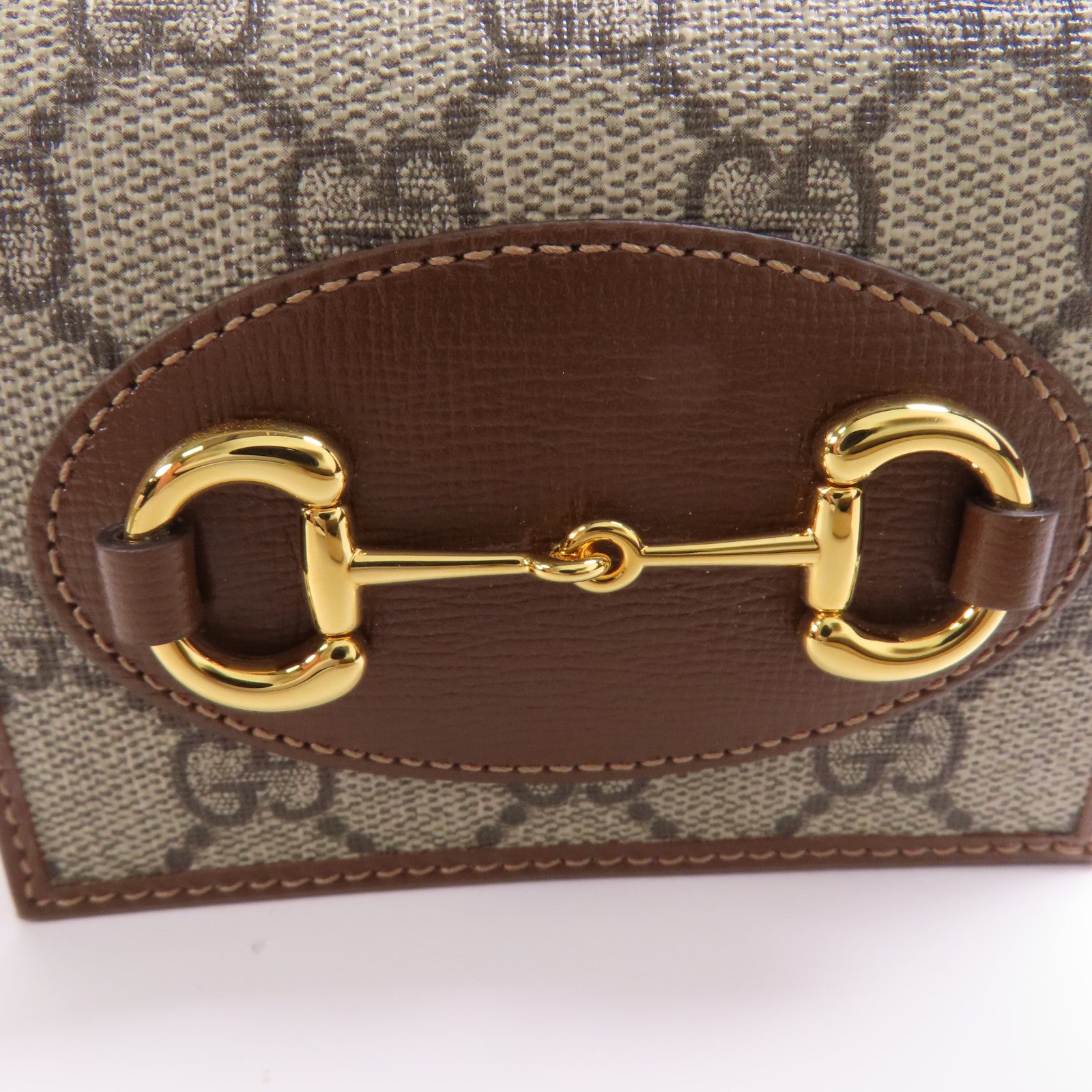 GUCCI 塗層帆布Wallet金扣錢包