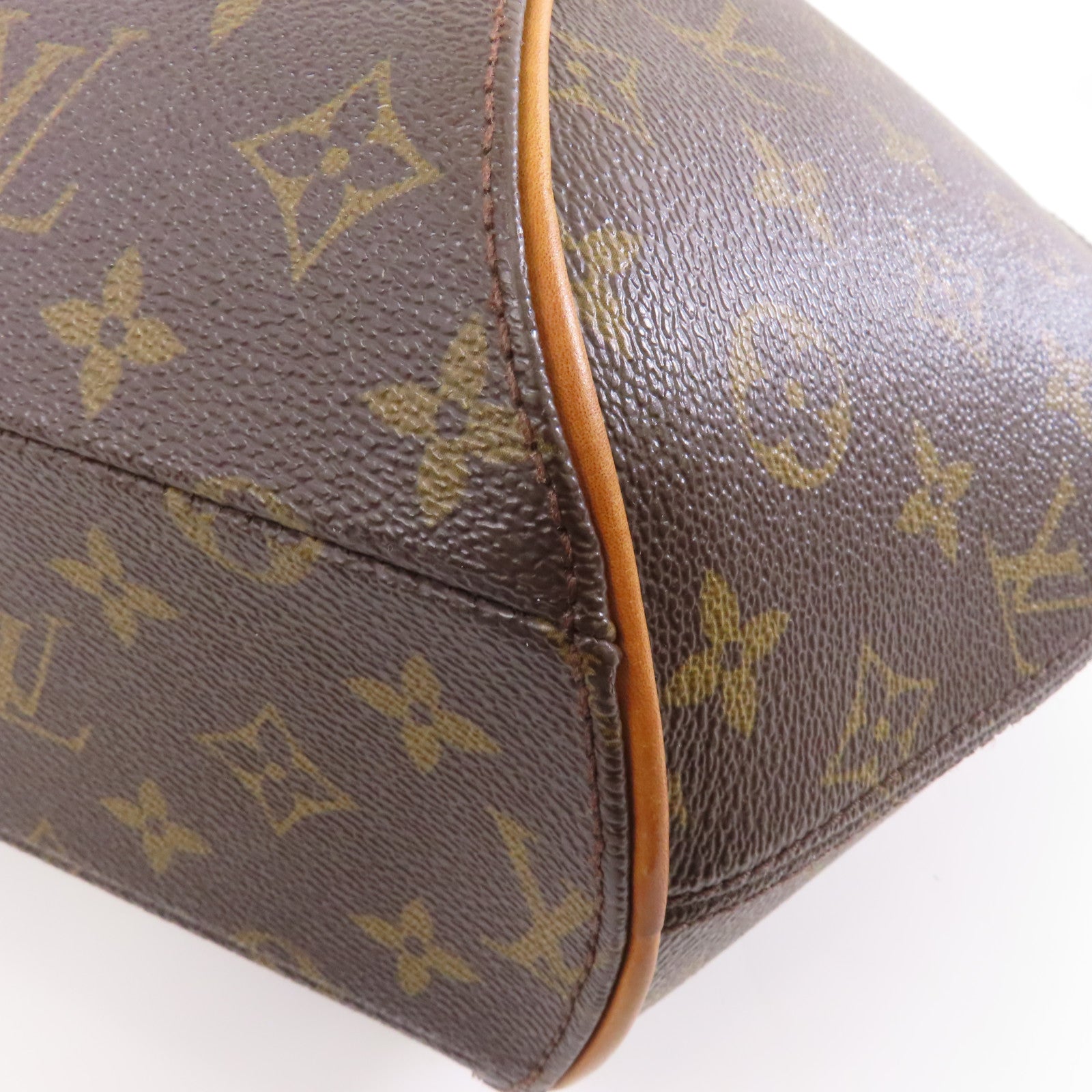 LOUIS VUITTON Monogram Elipse PM金扣手挽袋粉啡色