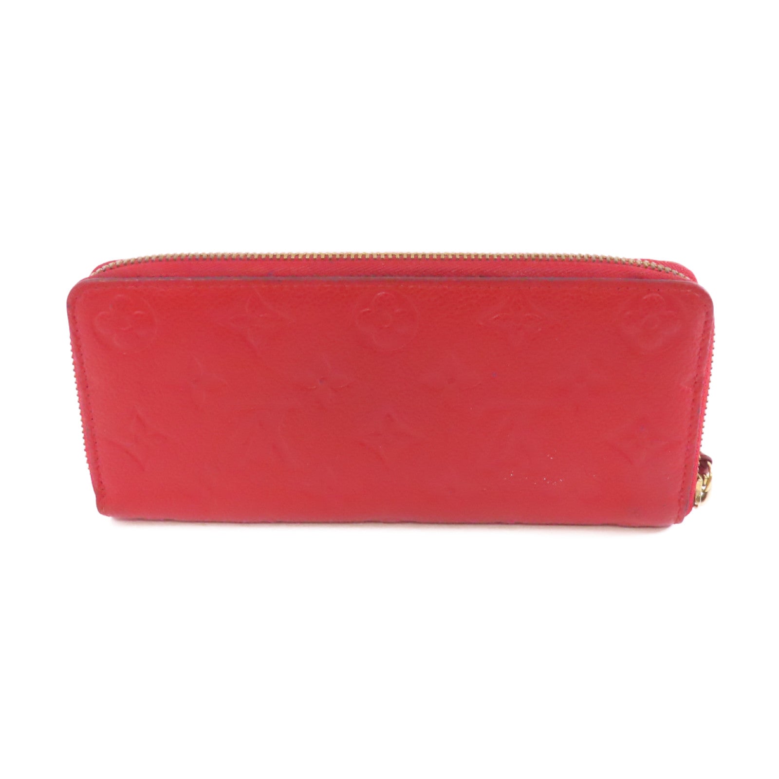 LOUIS VUITTON 【激減優惠】Monogram Empreinte Clemence Wallet金扣長錢包紅色