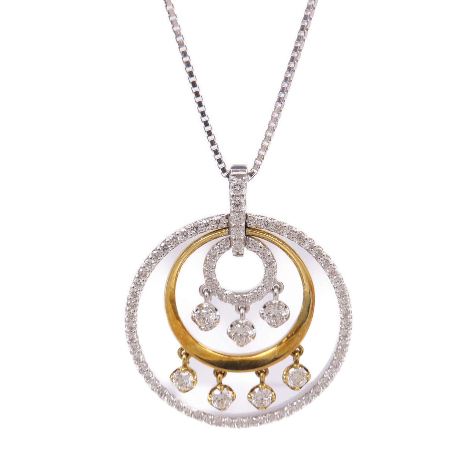 JEWELRY 【激減優惠】18K黃金/白金Diamond Necklace鑽石項鍊