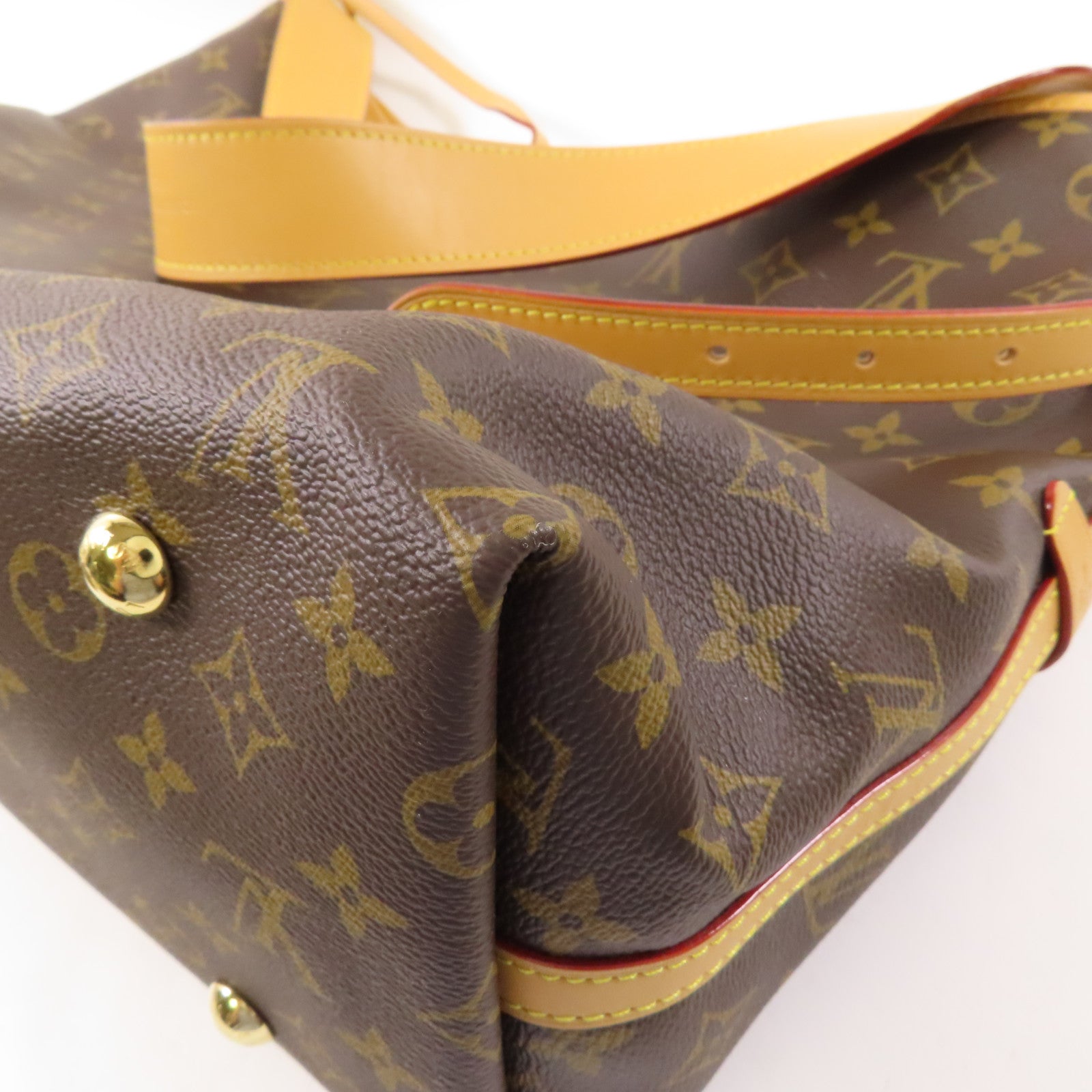 LOUIS VUITTON Monogram Carry All MM金扣肩背袋