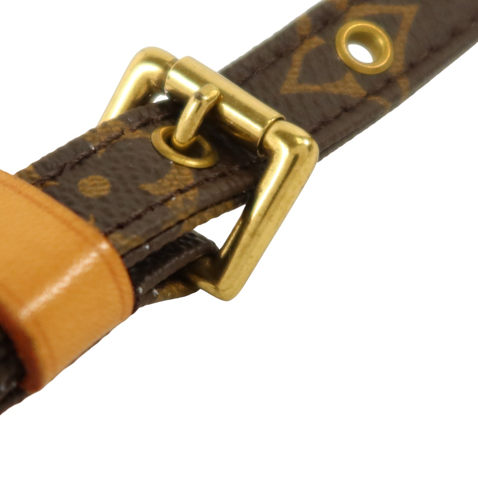 LOUIS VUITTON Monogram Shoulder Strap金扣肩帶