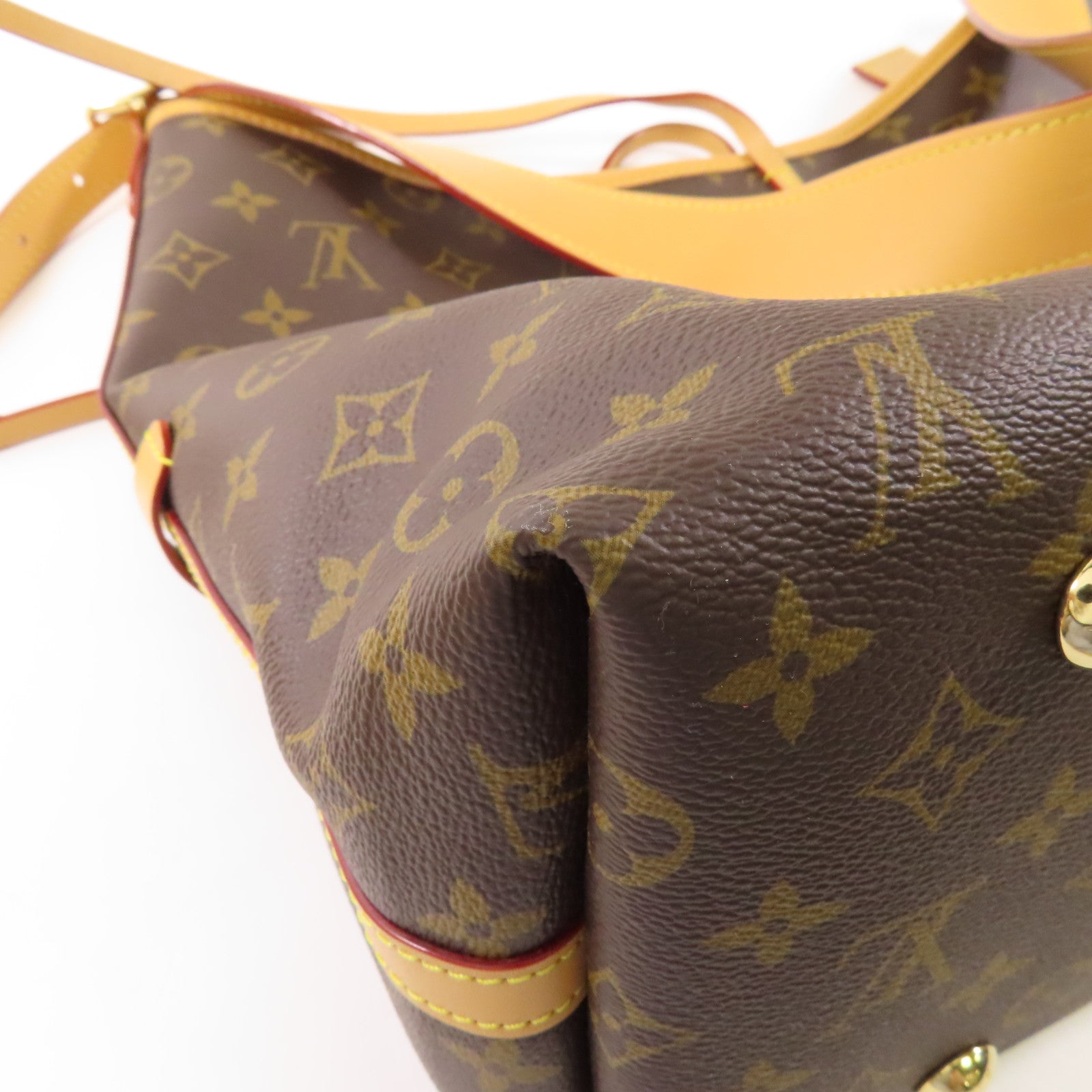 LOUIS VUITTON Monogram Carry All MM金扣肩背袋