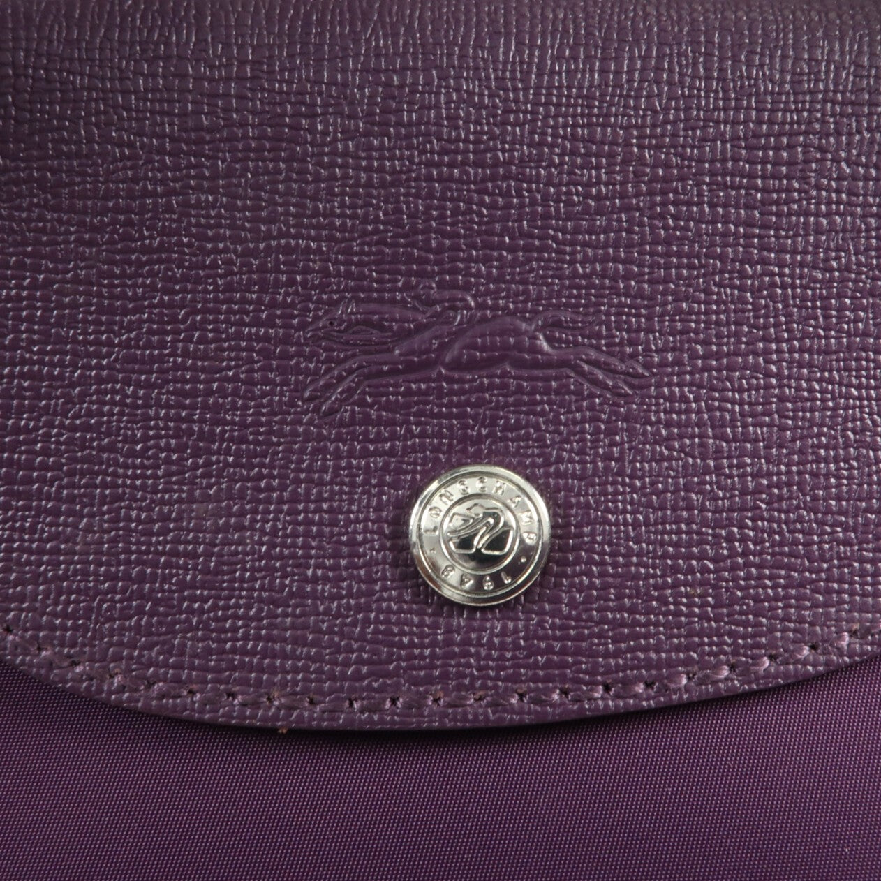 Longchamp 尼龍2 Way Shoulder銀扣手挽肩背兩用袋