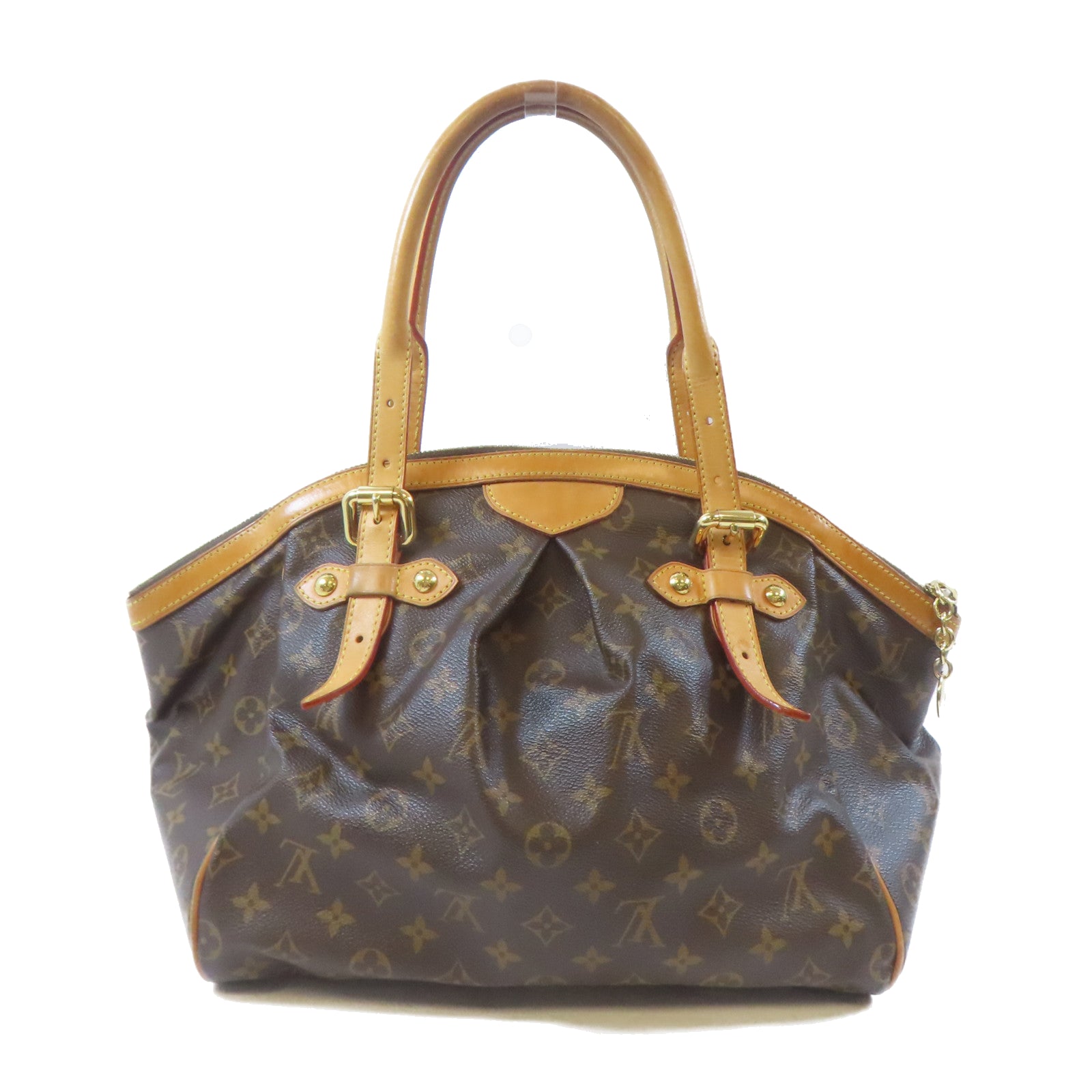 LOUIS VUITTON 【激減優惠】Monogram Tivoli GM金扣肩背袋啡色