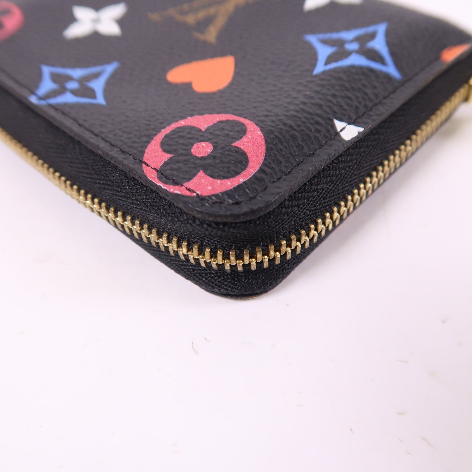 LOUIS VUITTON Monogram Game On Zippy Coin Purse金扣零錢包