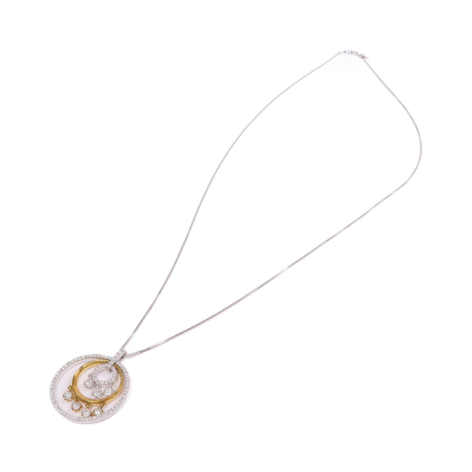 JEWELRY 【激減優惠】18K黃金/白金Diamond Necklace鑽石項鍊