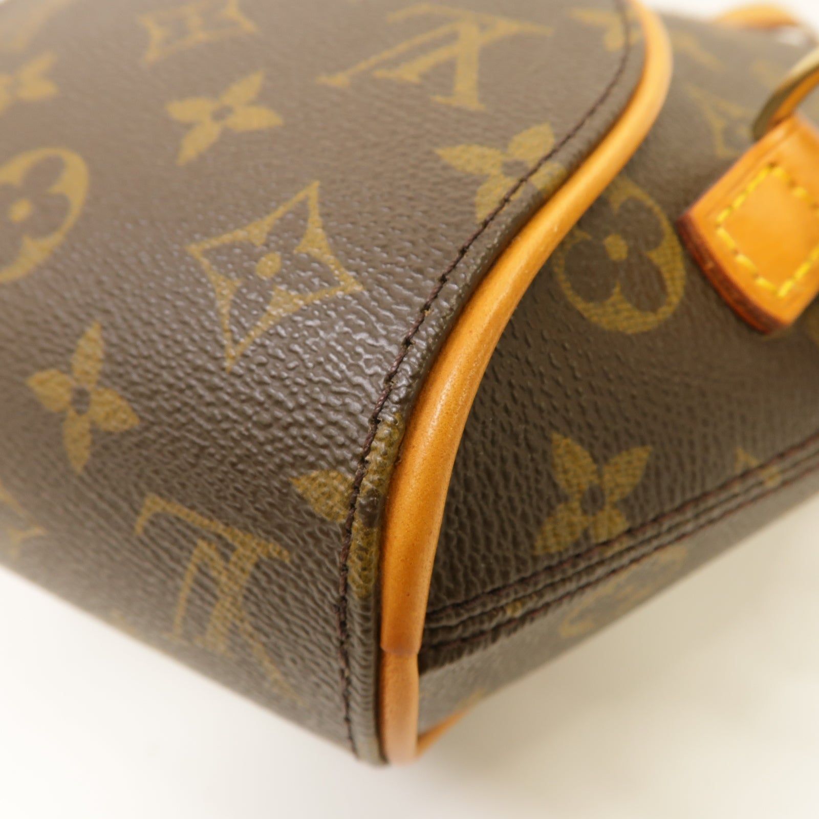 LOUIS VUITTON Monogram Ellipse Sac A Dos Backpack金扣背包棕色