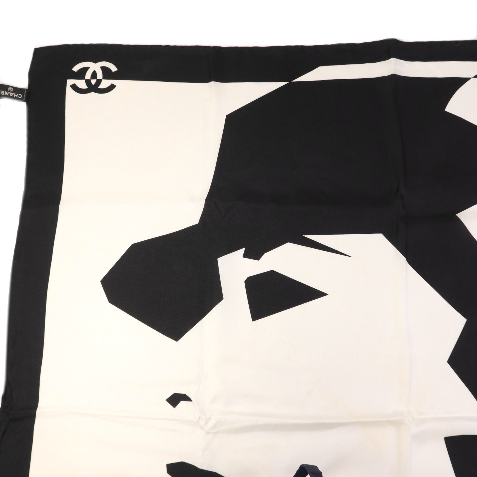 CHANEL 絲質Scarf 90X90絲巾