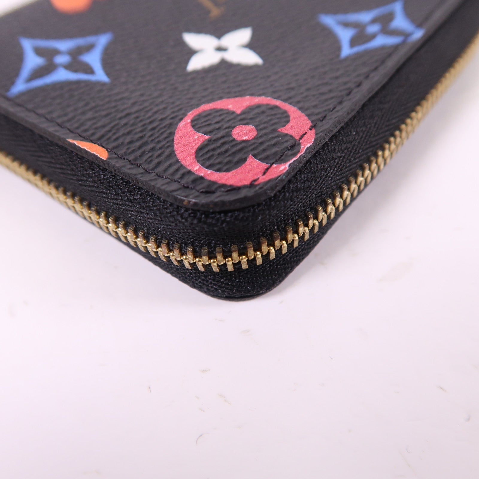 LOUIS VUITTON Monogram Game On Zippy Coin Purse金扣零錢包