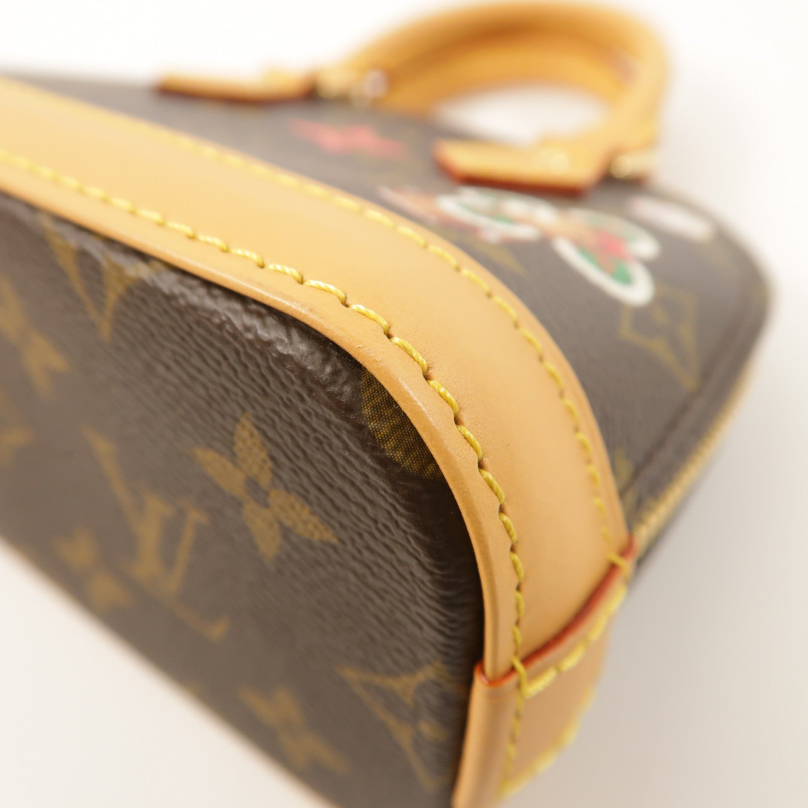 LOUIS VUITTON Monogram Nano Alma Vivienne金扣手挽肩背兩用袋