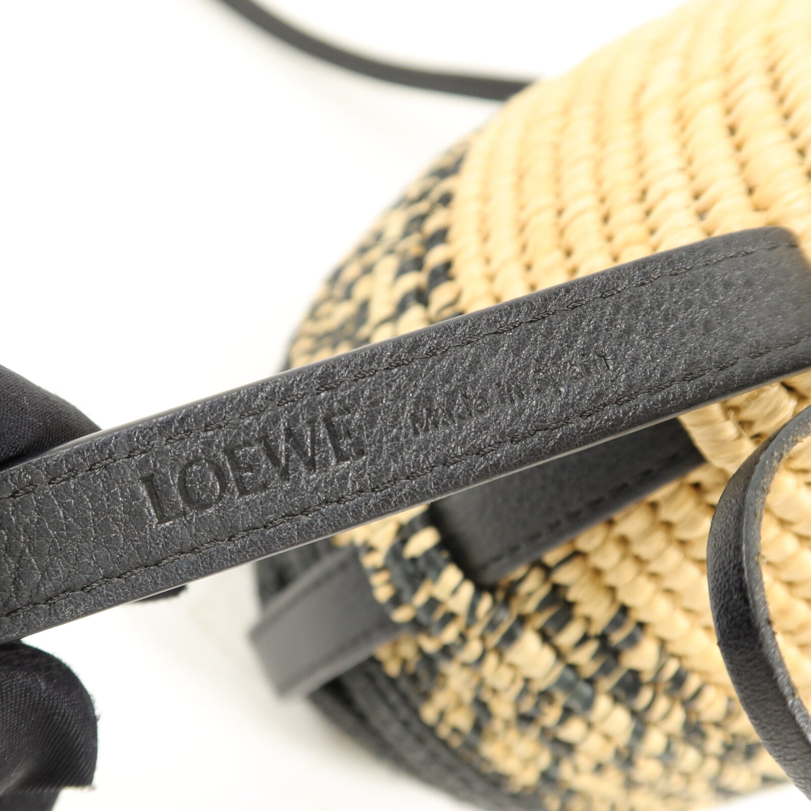 LOEWE Raffia Beehive Basket肩背袋