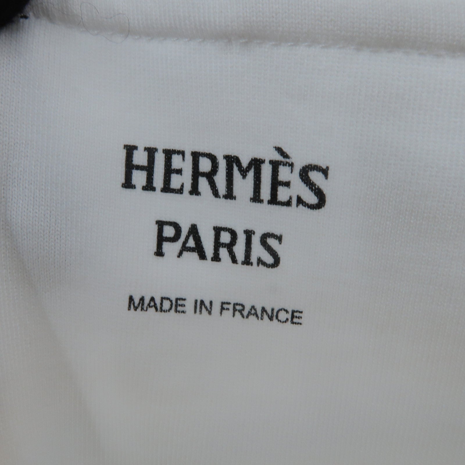 HERMES Cotton Cartouche Short Sleeve T-shirt上衣