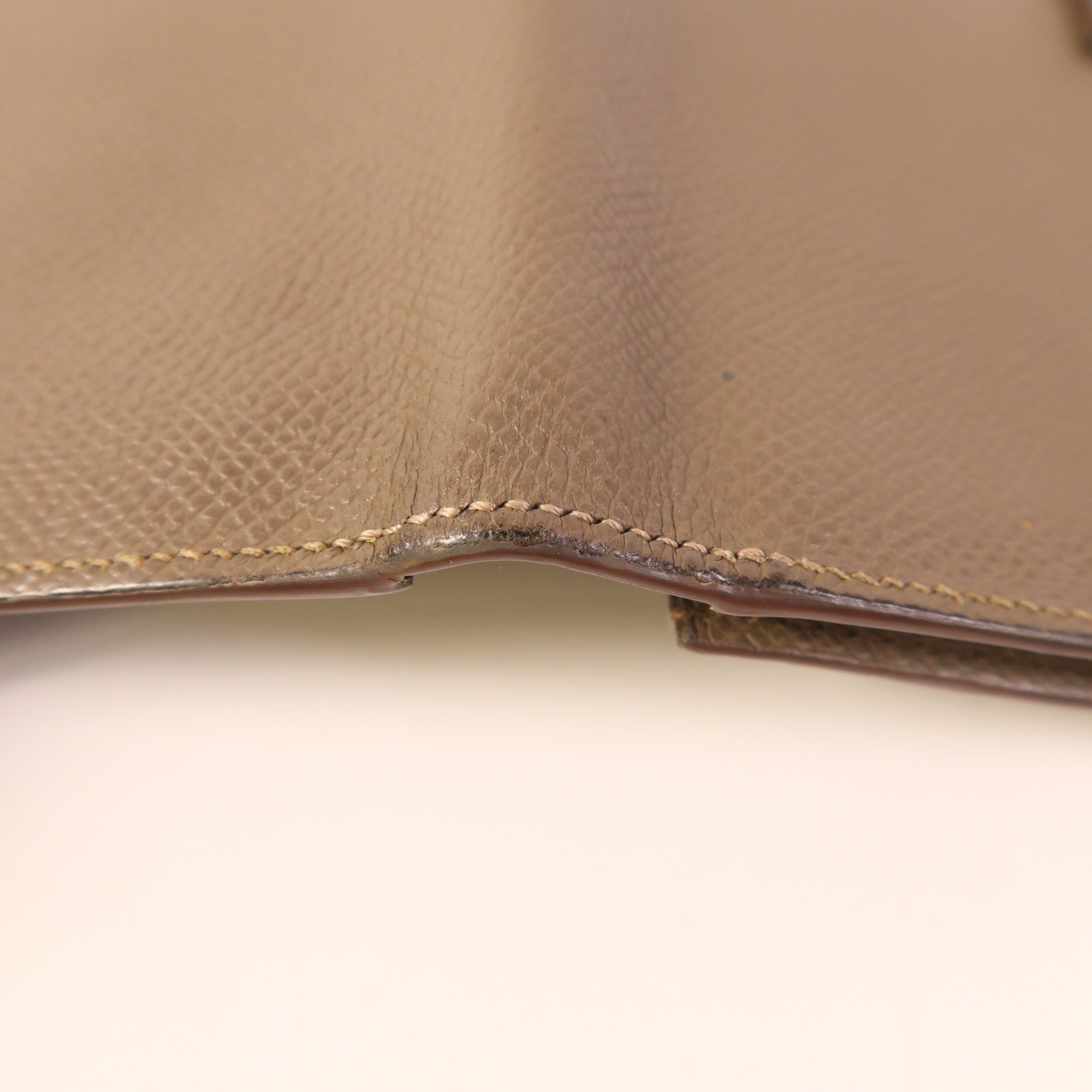 HERMES 【激減優惠】Epsom皮革Bearn Long Wallet銀扣錢包