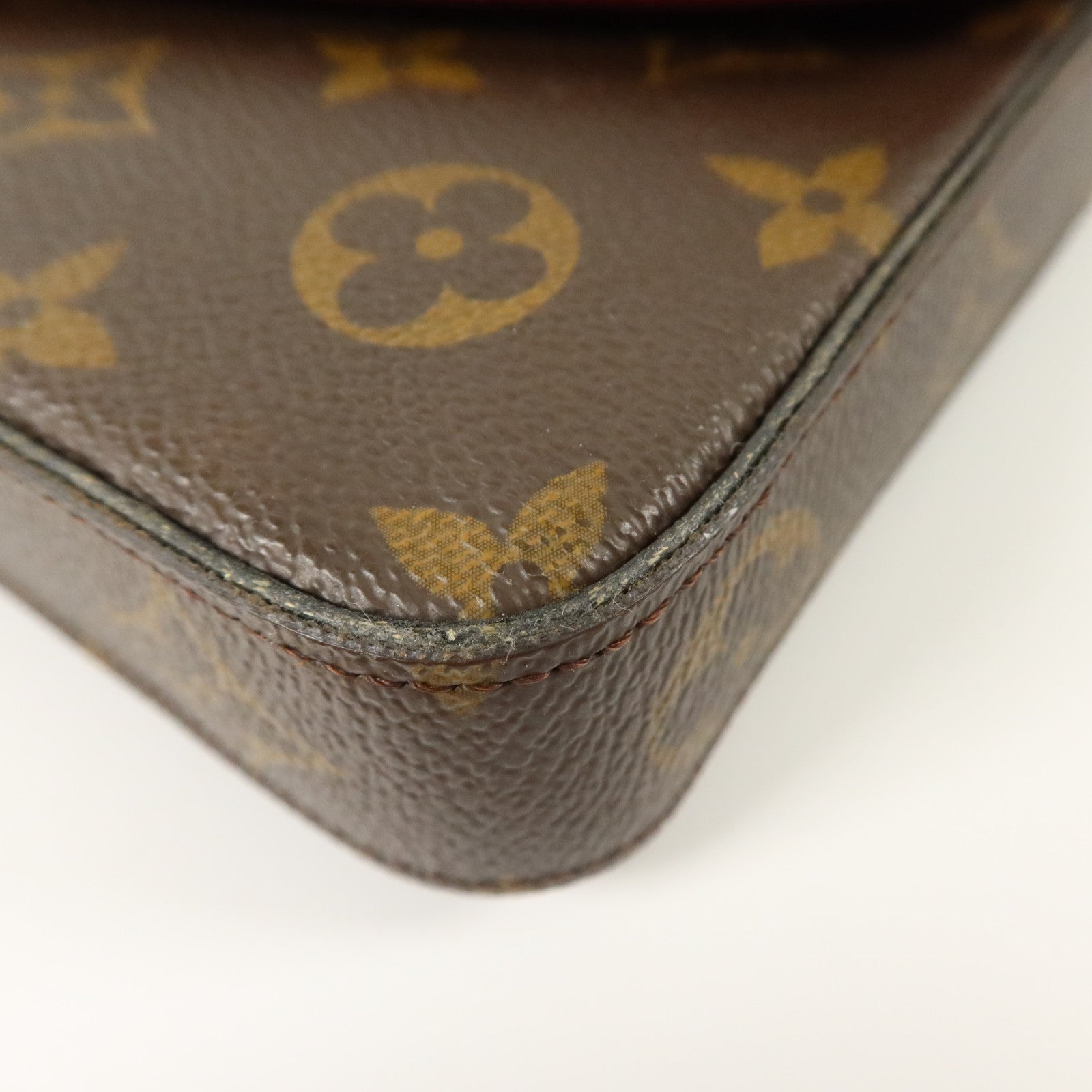 LOUIS VUITTON Monogram Pochette Felicie金扣鏈帶肩背袋