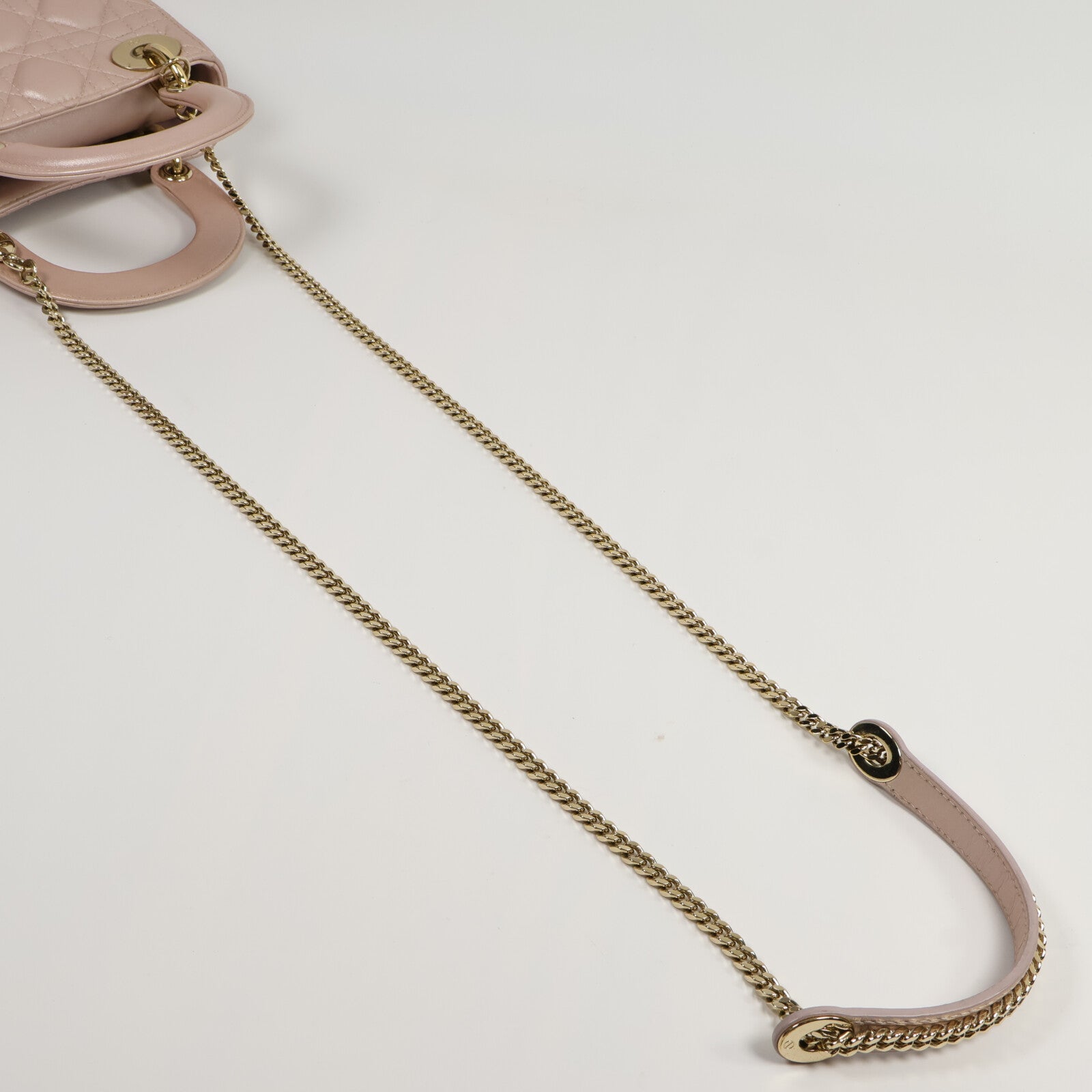 Dior 羊皮皮革Lady Dior Mini手挽肩背兩用袋