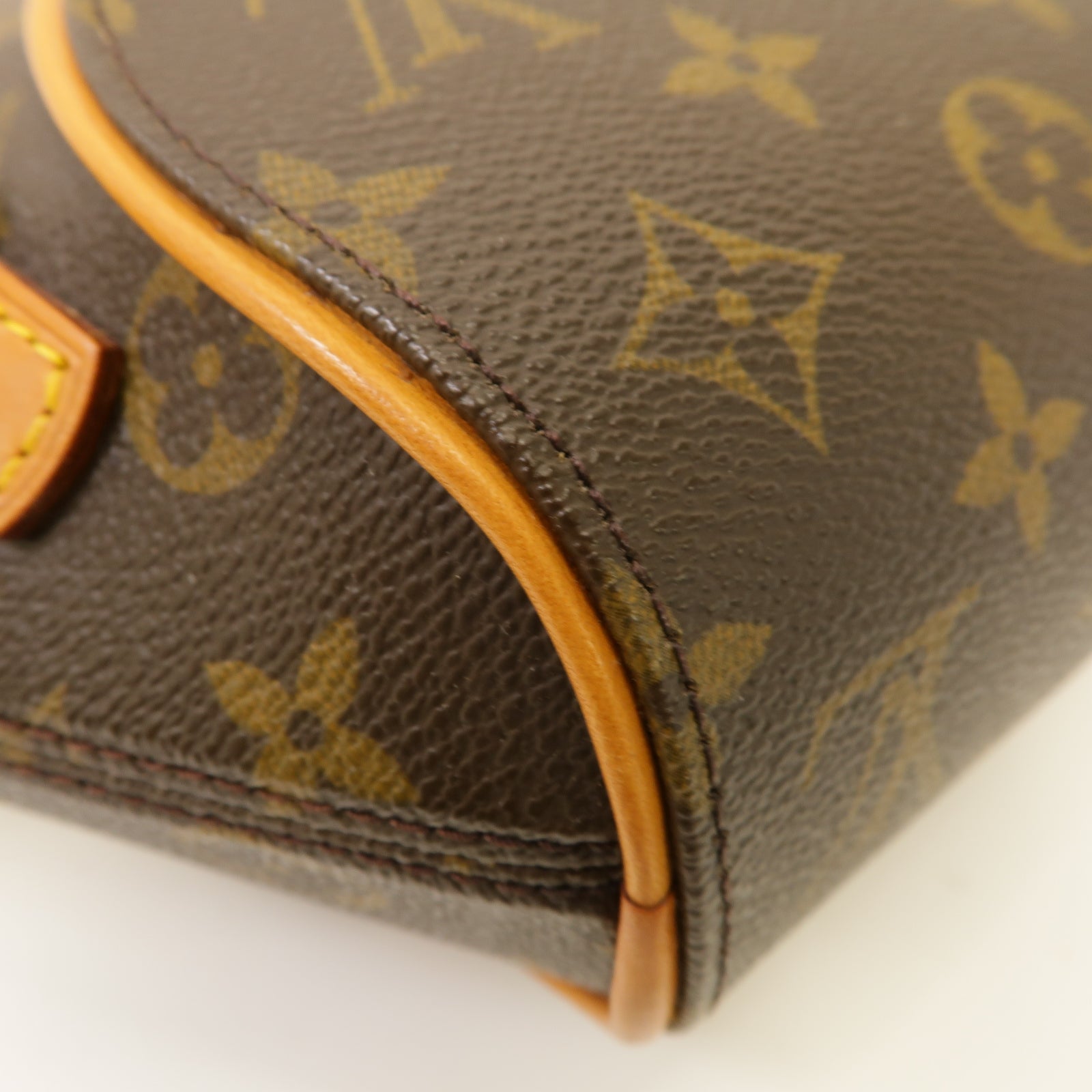 LOUIS VUITTON Monogram Ellipse Sac A Dos Backpack金扣背包棕色