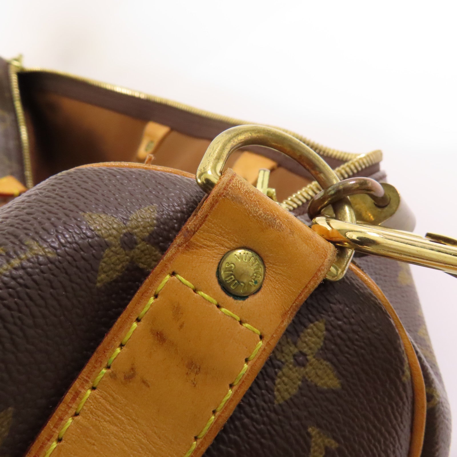 LOUIS VUITTON Monogram Keepall Bandouliere 45金扣手挽肩背兩用袋