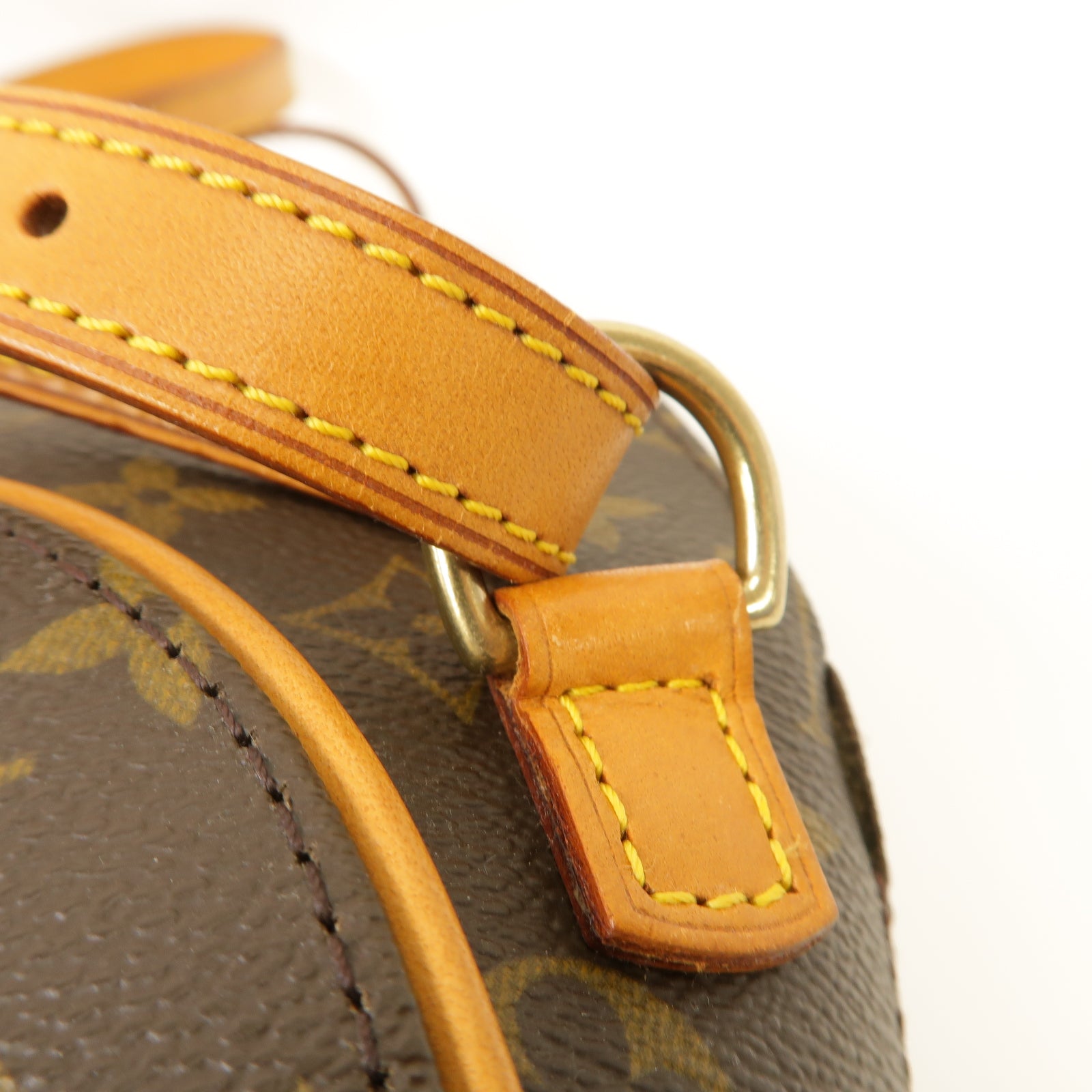 LOUIS VUITTON Monogram Ellipse Sac A Dos Backpack金扣背包棕色