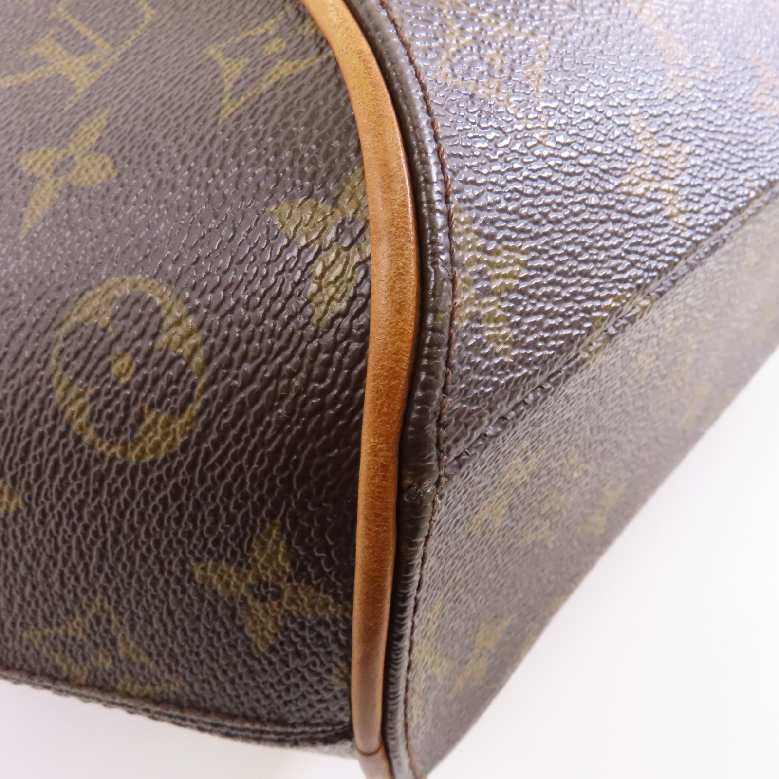 LOUIS VUITTON Monogram Elipse PM金扣手挽袋粉啡色