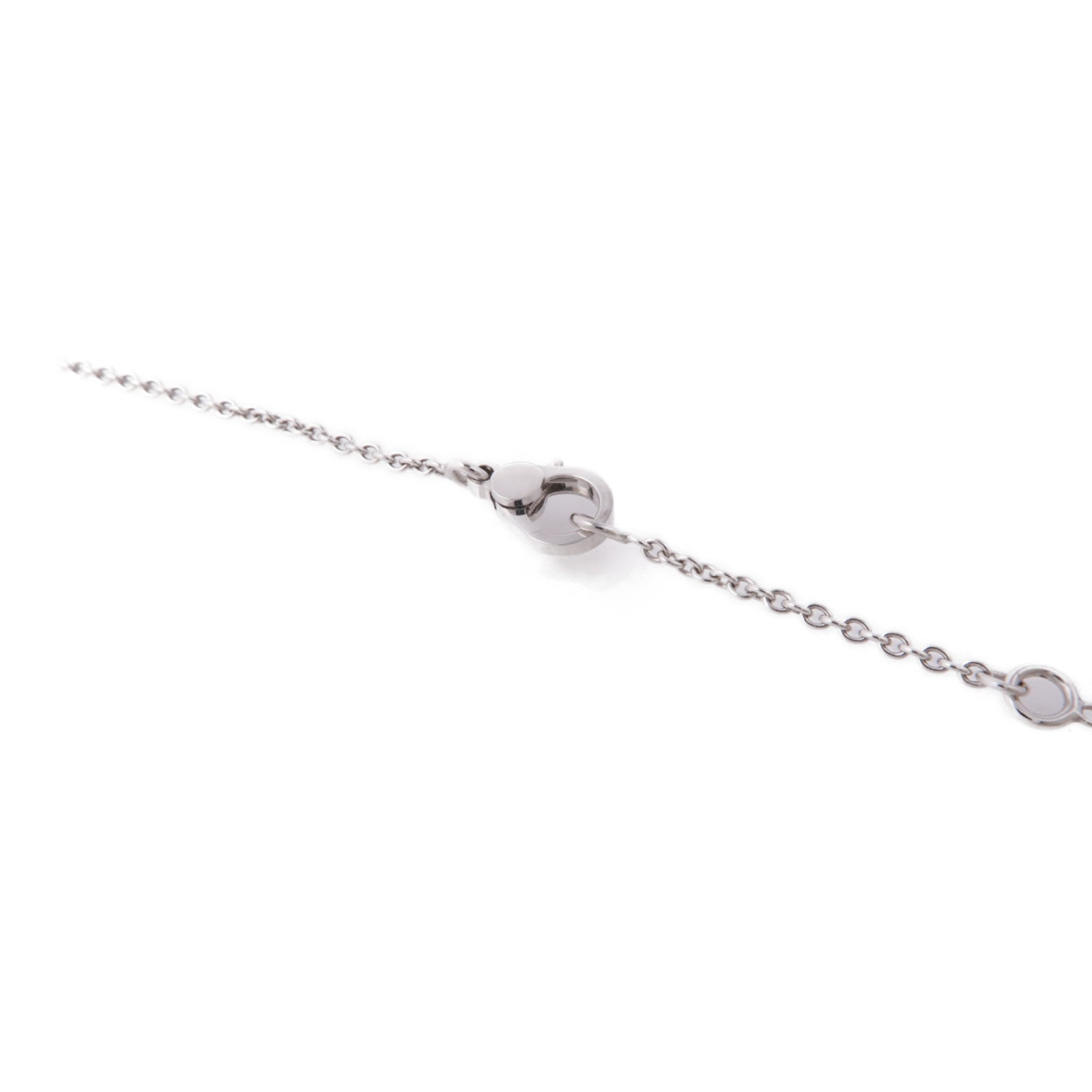 HERMES 18K白金Finesse Pendant鑽石項鍊