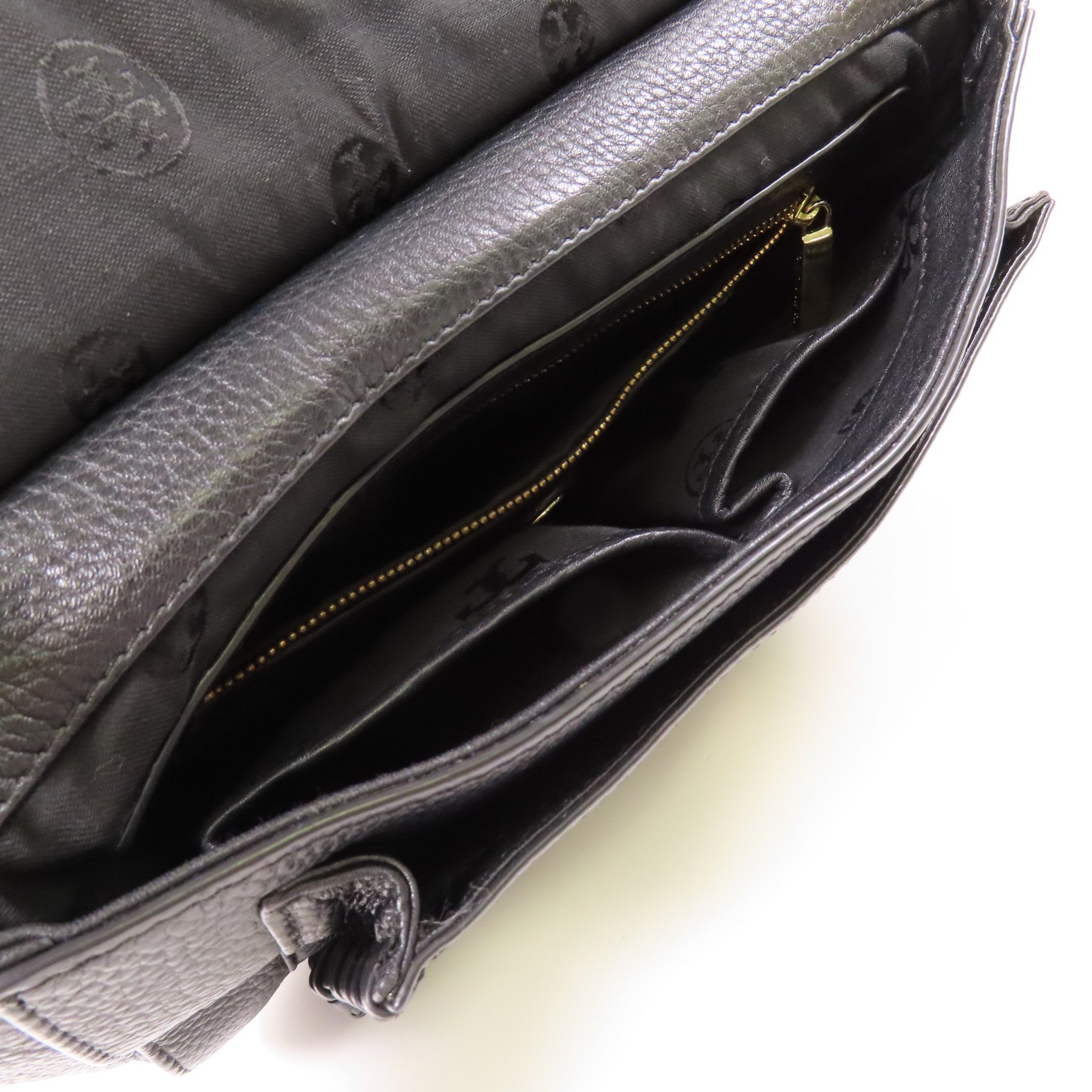 Tory Burch 皮革Shoulder Bag金扣鏈帶肩背袋