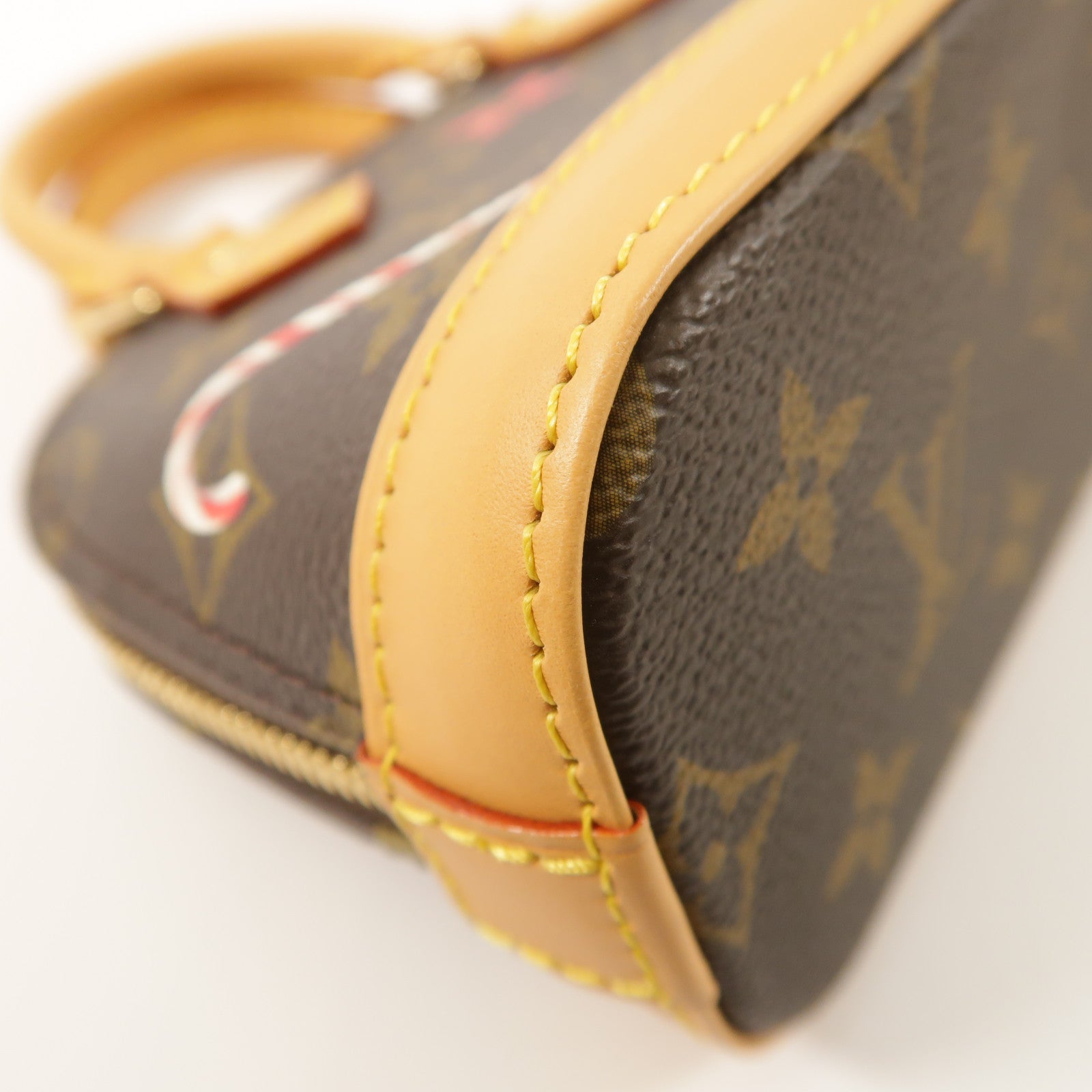 LOUIS VUITTON Monogram Nano Alma Vivienne金扣手挽肩背兩用袋