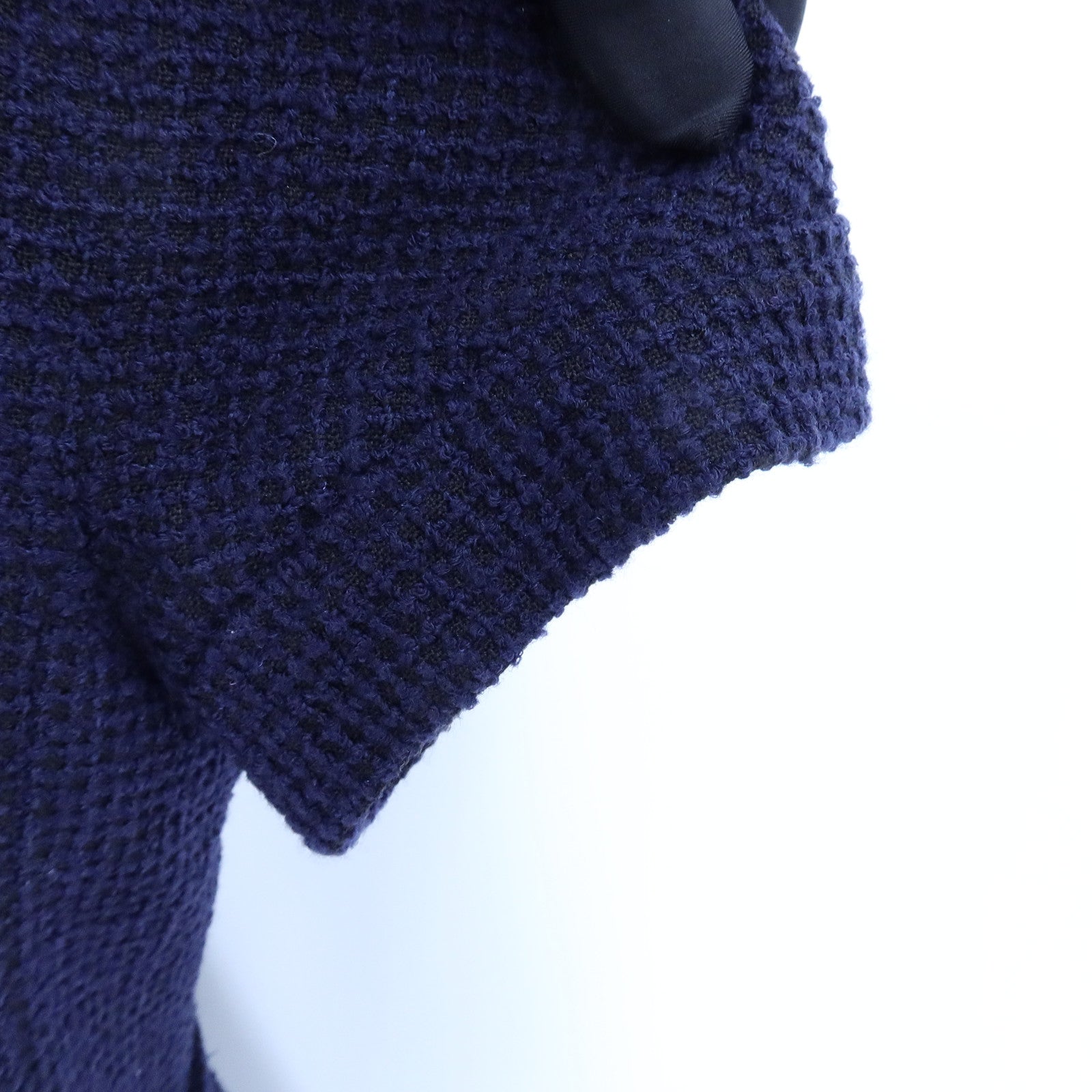 CHANEL Wool/Polyamide Pleated Short Sleeve Dress連身裙