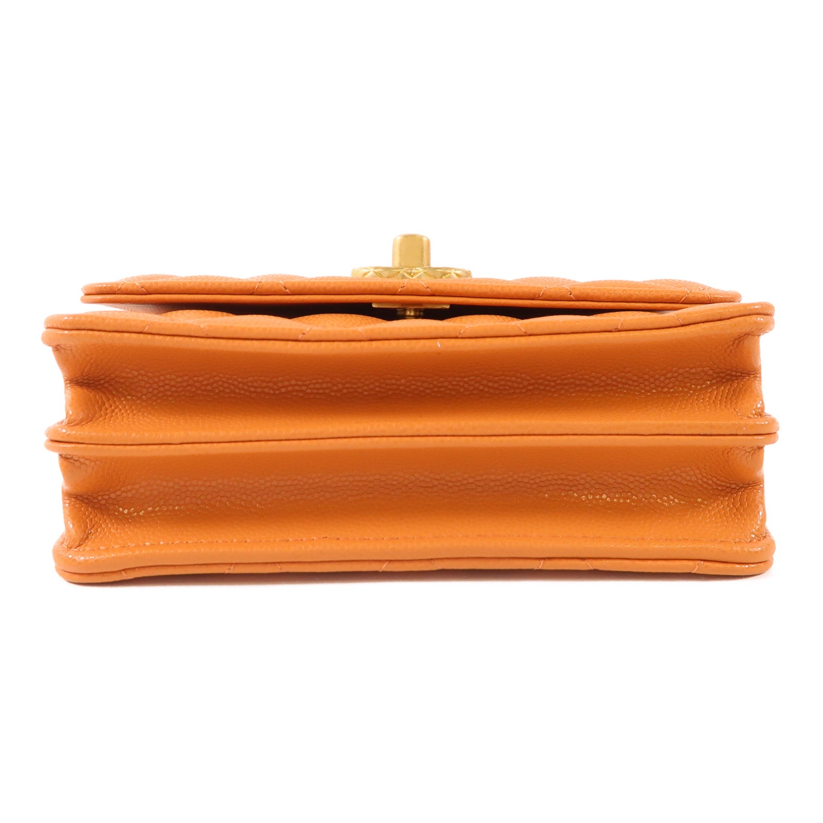 CHANEL 牛皮皮革Chain Shoulder Bag金扣鏈帶肩背袋