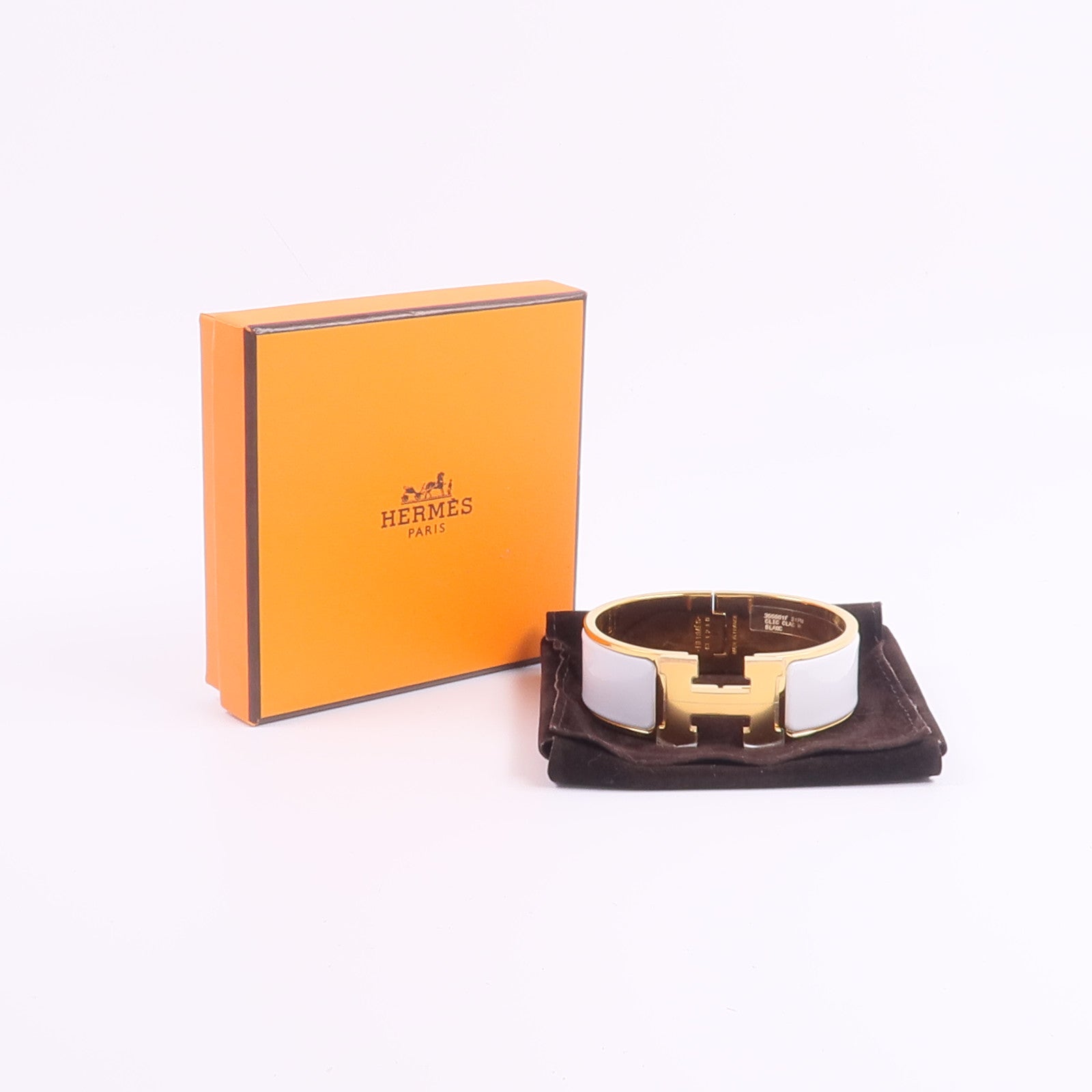 HERMES 金屬/琺瑯Clic Clac H Bracelet手鐲