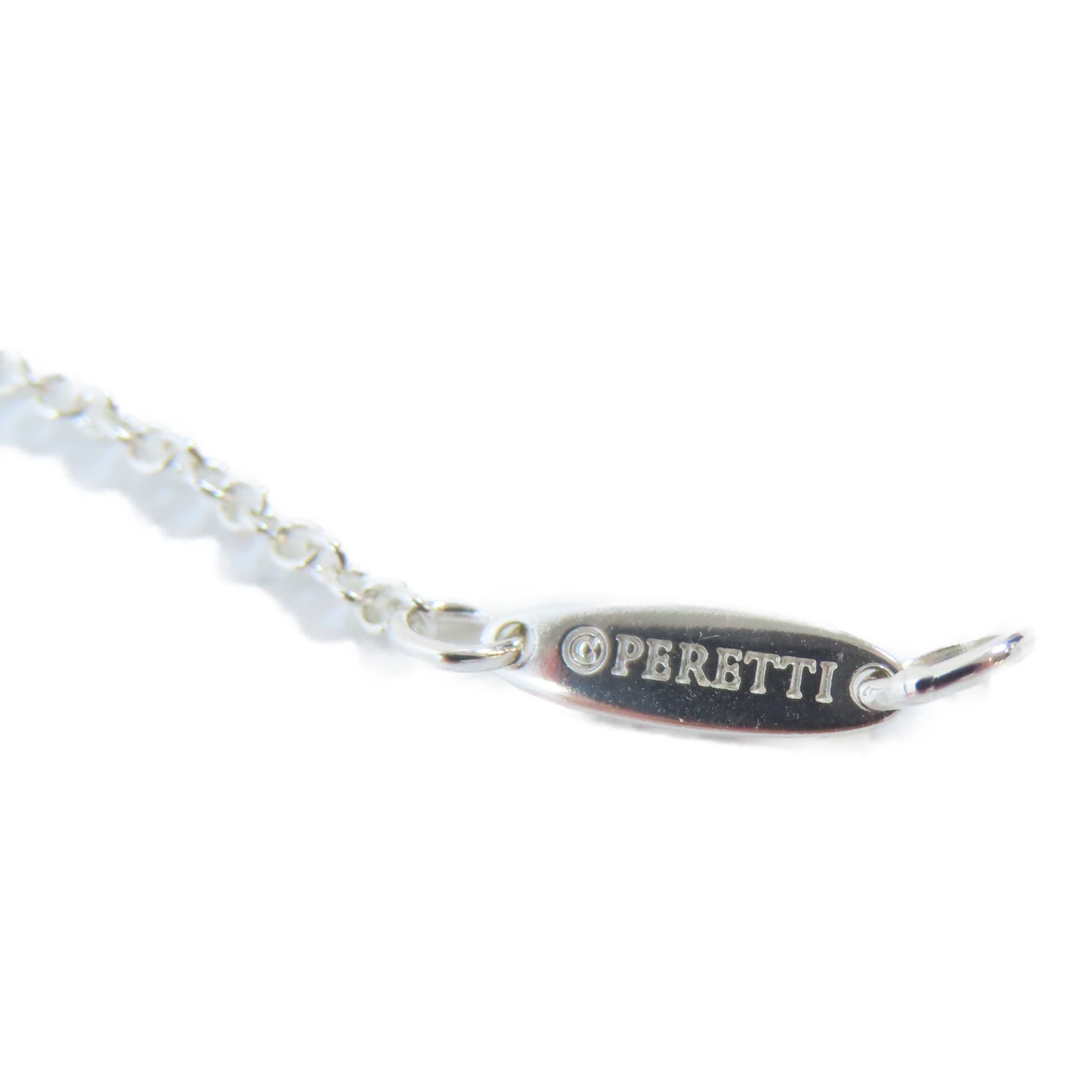 TIFFANY＆CO 925純銀Elsa Peretti Heart Pendant Necklace項鍊#40cm