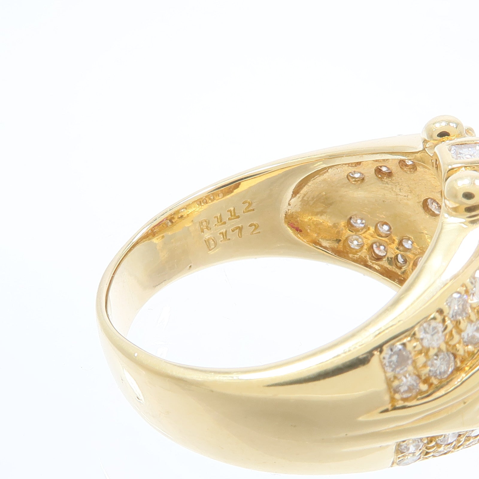 JEWELRY 18K黃金Ruby Diamond Ring紅寶石/鑽石戒指