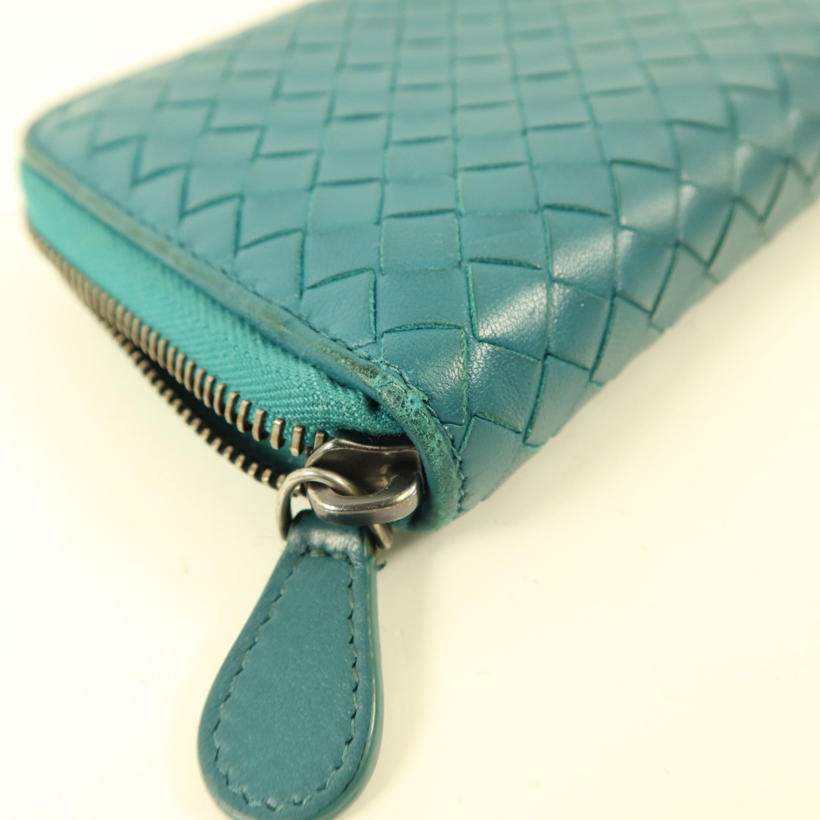 BOTTEGA VENETA 羊皮皮革Long Round Wallet長錢包