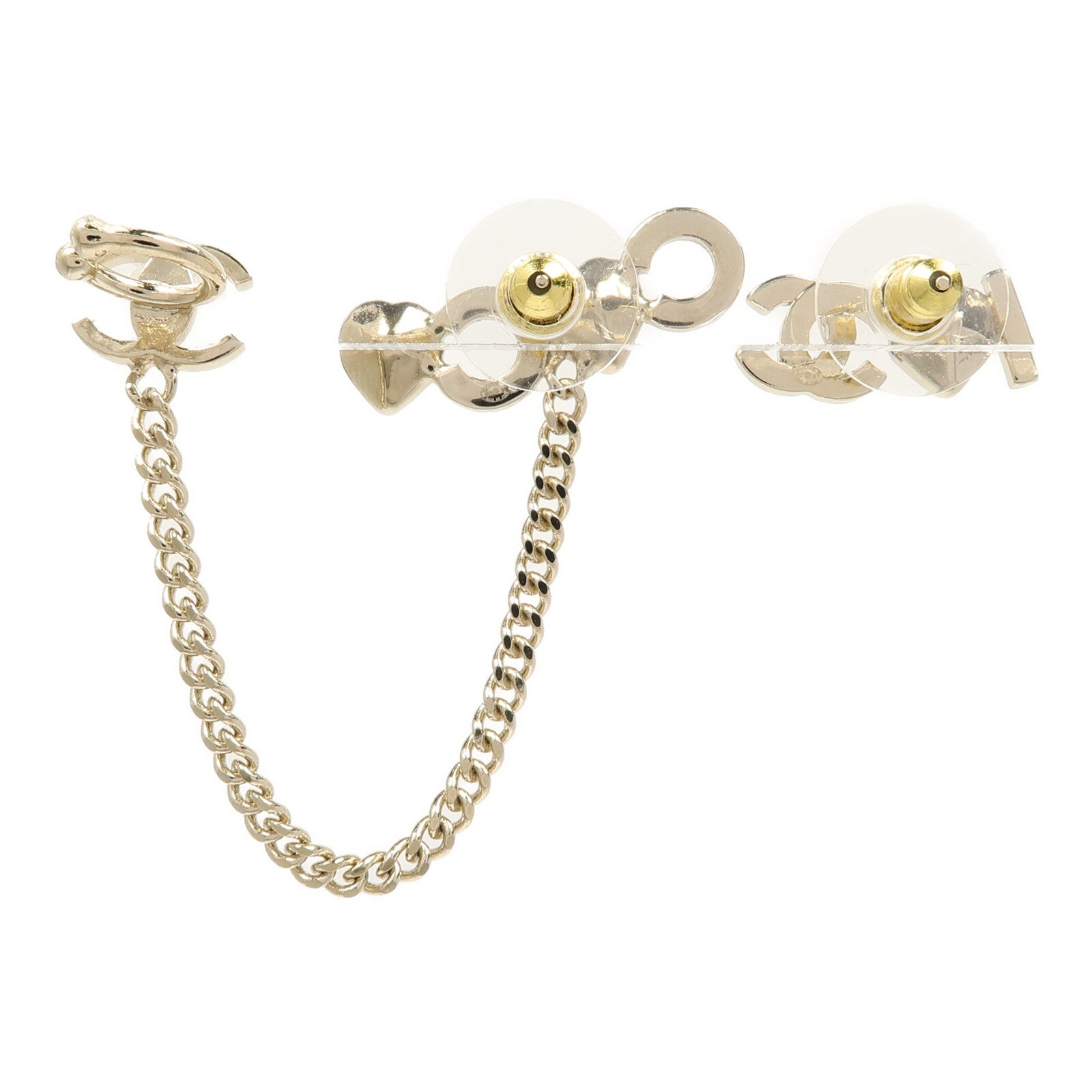 CHANEL 【萬聖節商品】金屬/PVC Coco Earrings耳環