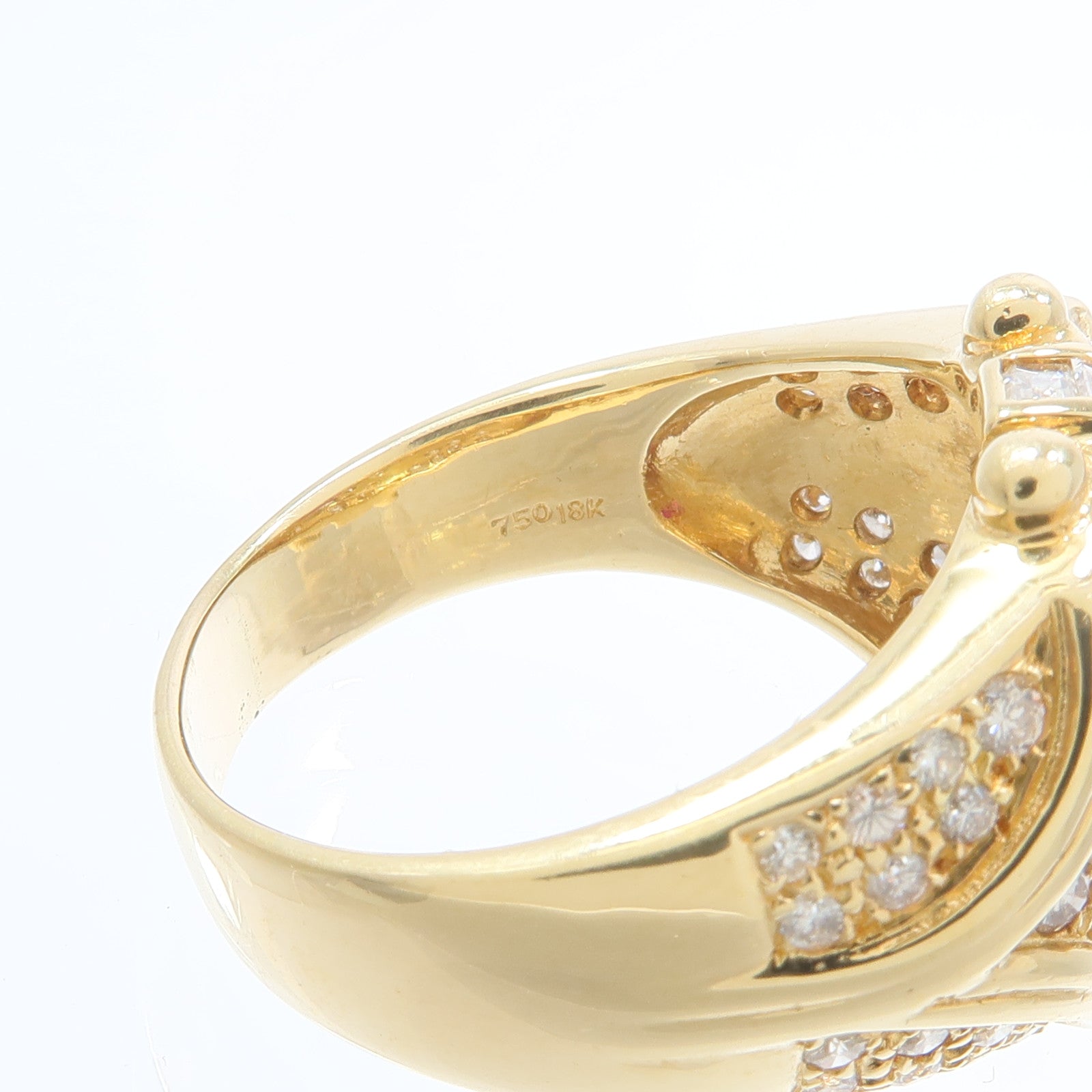 JEWELRY 18K黃金Ruby Diamond Ring紅寶石/鑽石戒指