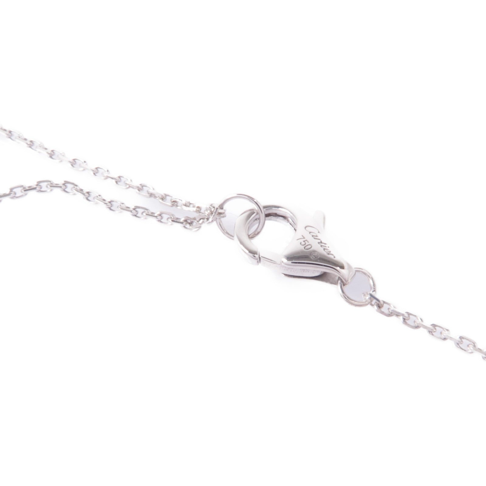 CARTIER 【激減優惠】18K白金Caresse d'Orchidees Par Cartier Necklace鑽石項鍊
