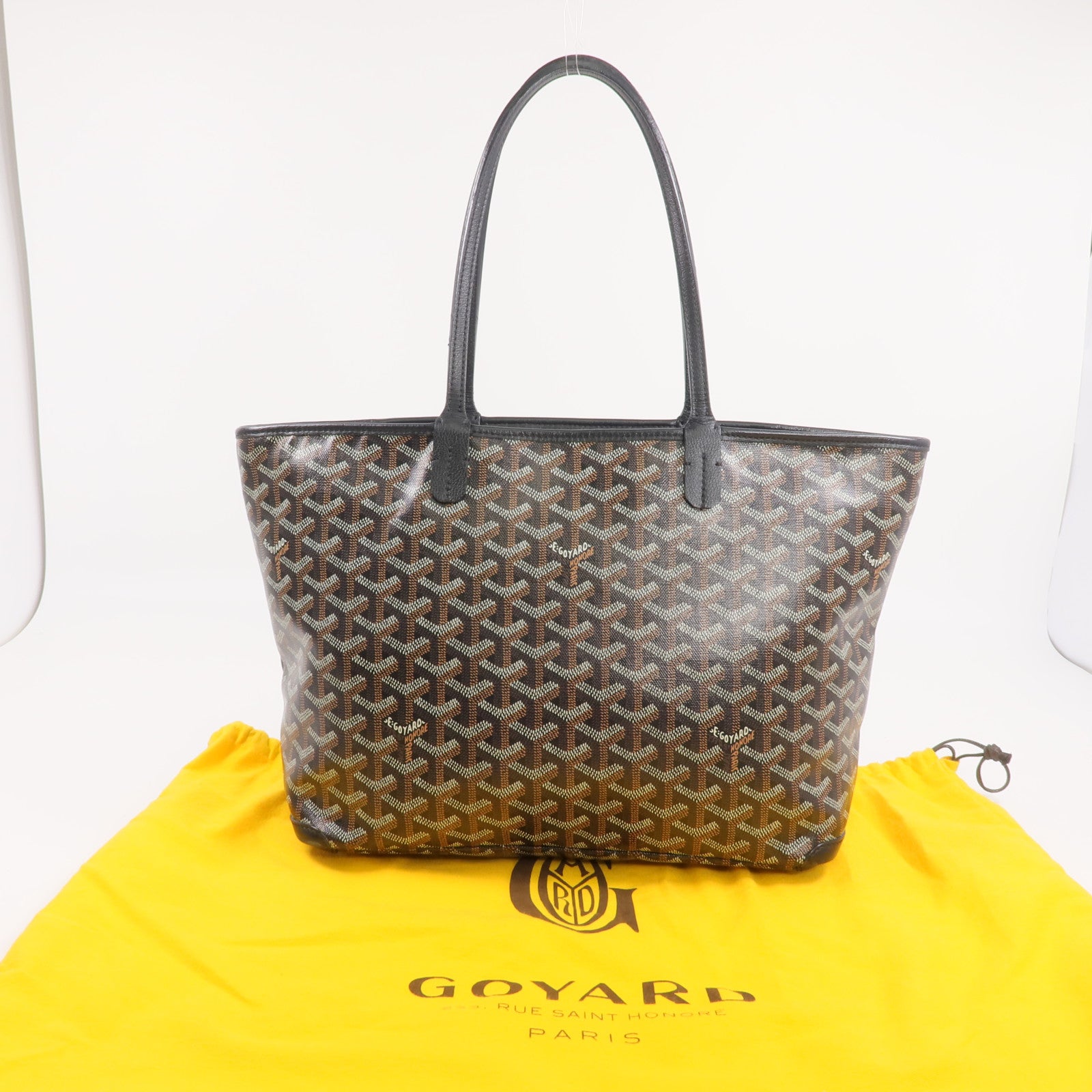 GOYARD 塗層帆布Artois PM銀扣肩背袋