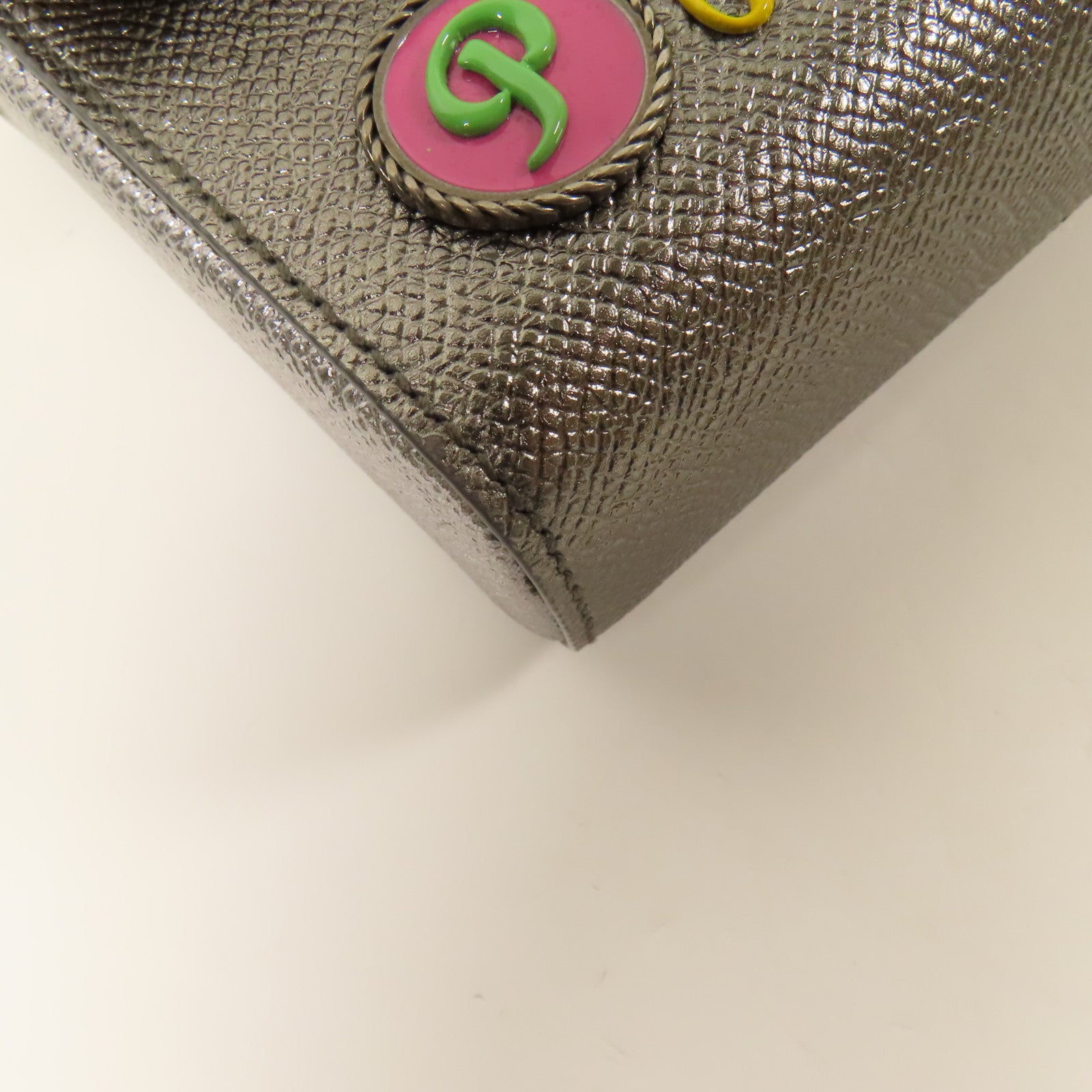 D&G 牛皮皮革Shoulder Bag金扣肩背袋